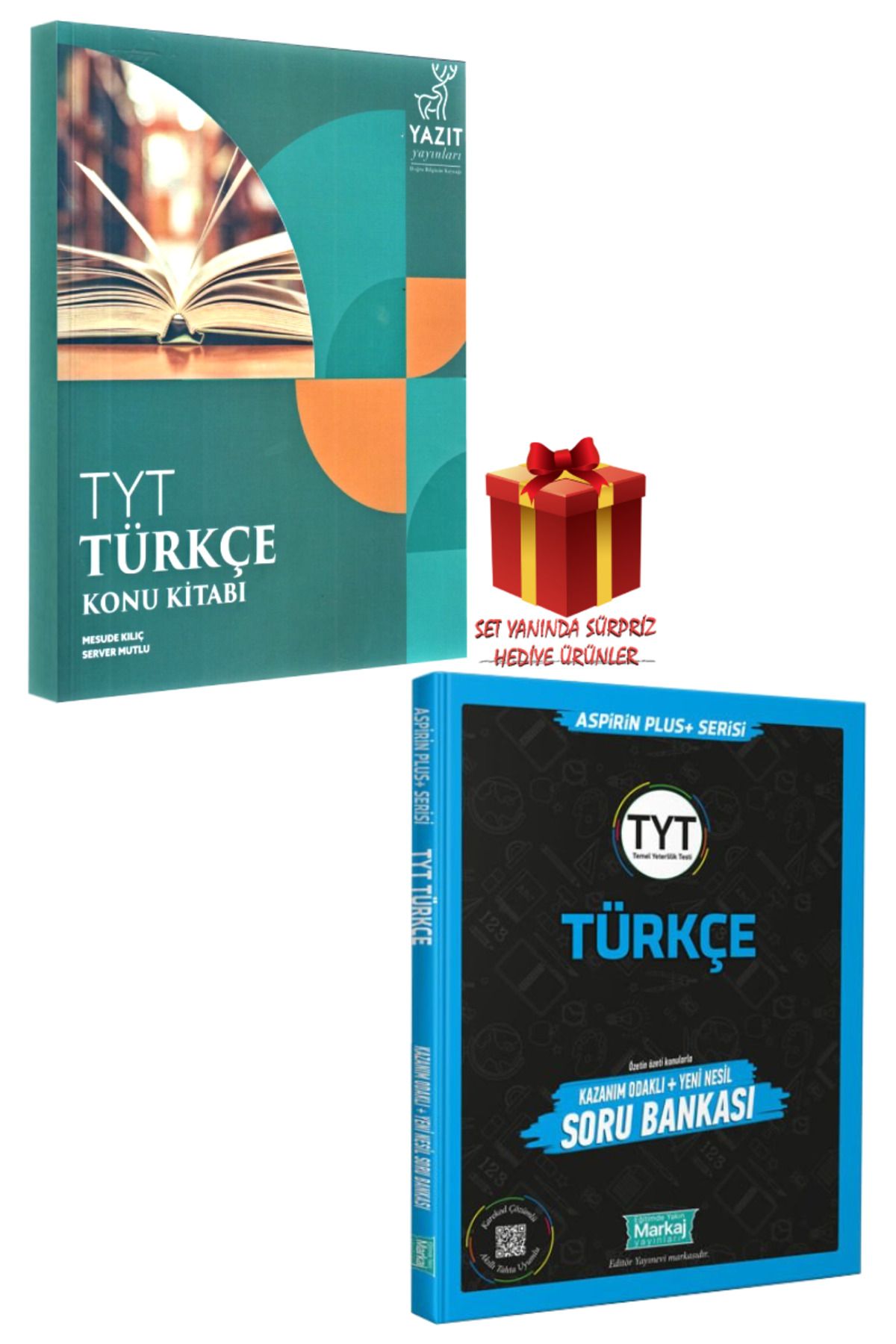 Yazıt Yayınları TYT Türkçe Konu Kitabı+ Markaj TYT Türkçe Soru Bankası+ Hediye