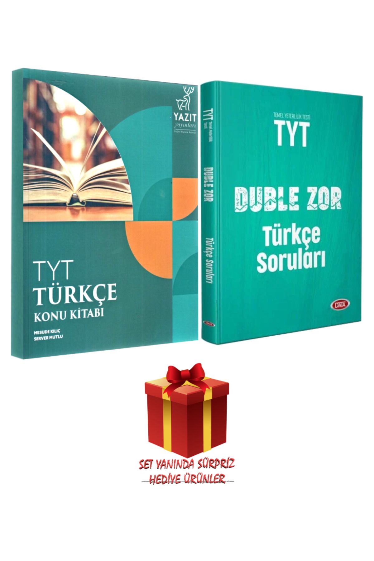 Yazıt Yayınları TYT Türkçe Konu Kitabı+ Data TYT Duble Zor Türkçe Soru Bankası+ Hediye