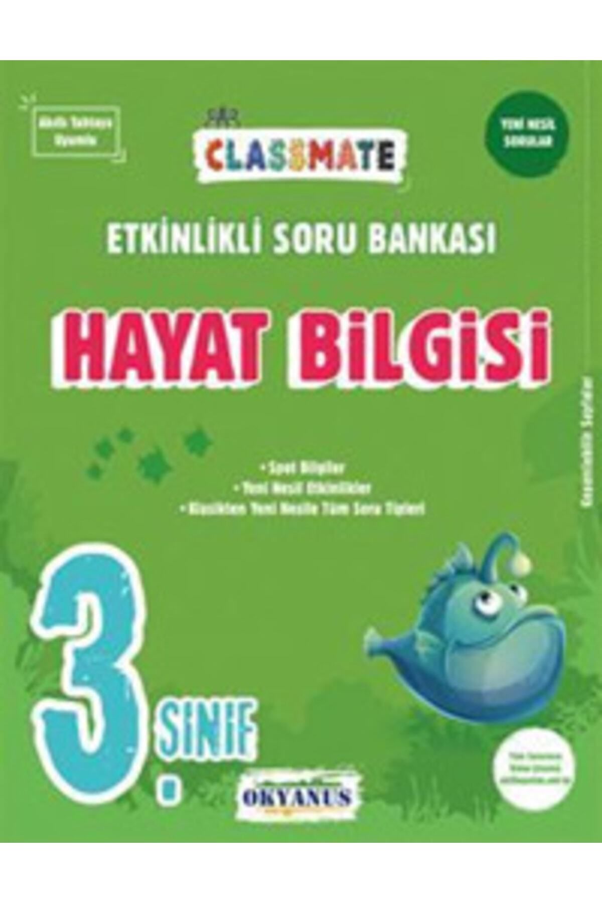 Okyanus Yayıncılık 3. Sınıf Hayat Bilgisi Etkinlikli Soru Bankası Classmate 9786057985521