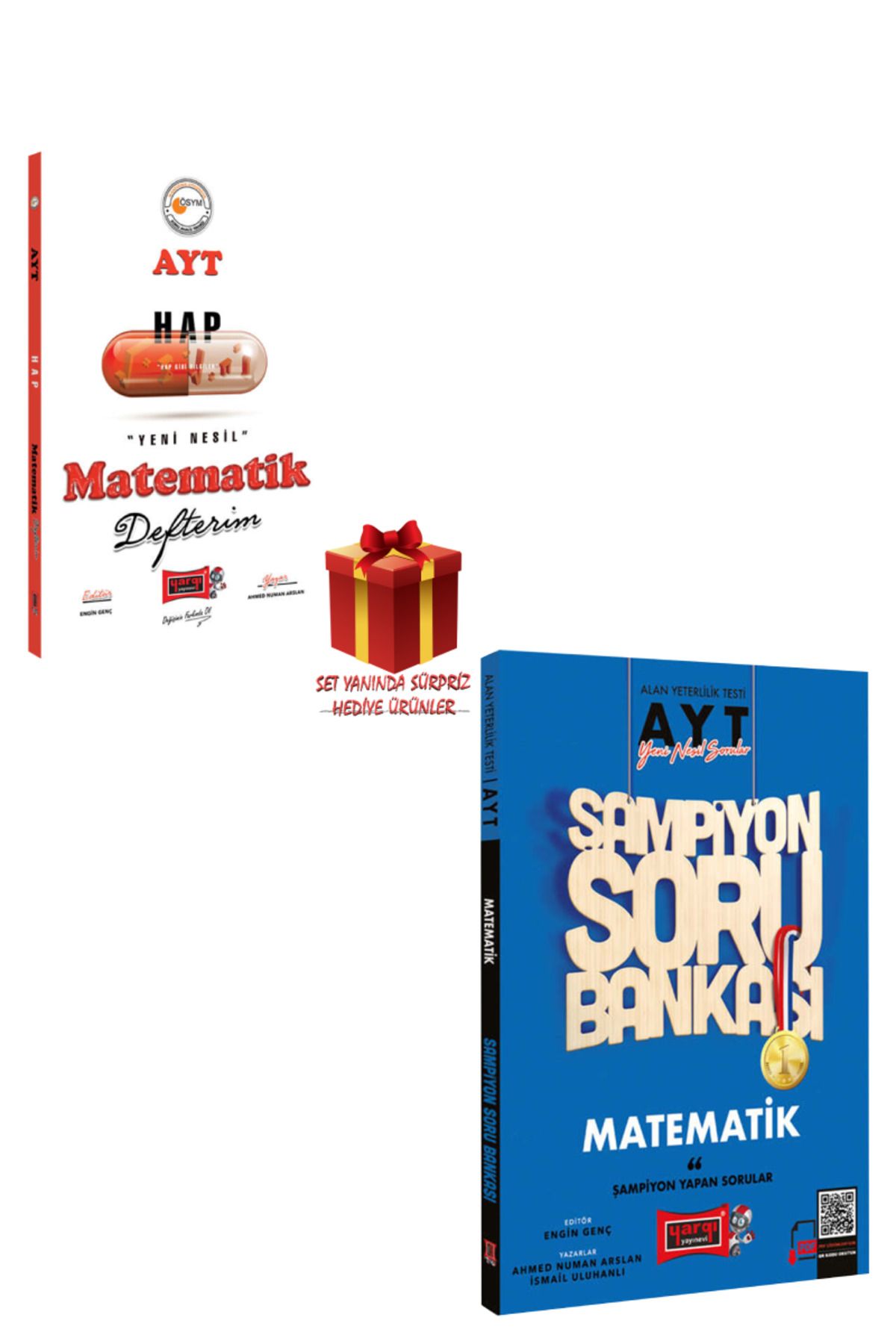 Yargı Yayınları AYT Matematik Defterim+ AYT Şampiyon Matematik Soru Bankası+ Hediye