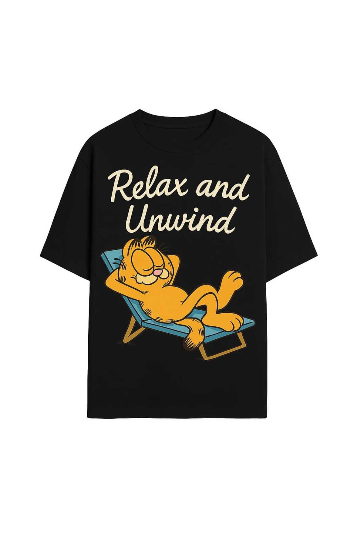 MAGORS GraffTee Unisex %100 Organik Pamuk Relaxed Fit Yuvarlak Yakalı Baskılı T-shirt