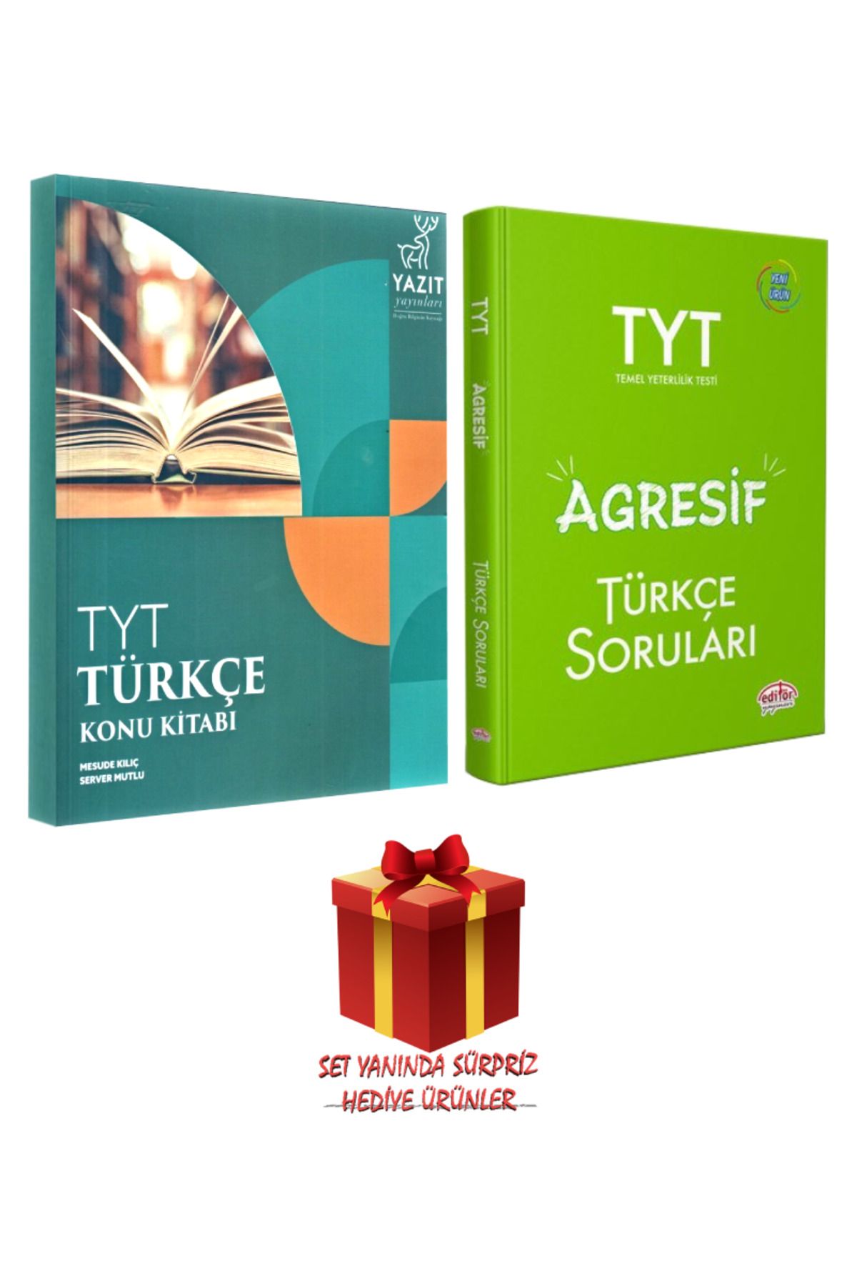 Yazıt Yayınları TYT Türkçe Konu Kitabı+ Editör TYT Agresif Türkçe Soru Bankası+ Hediye