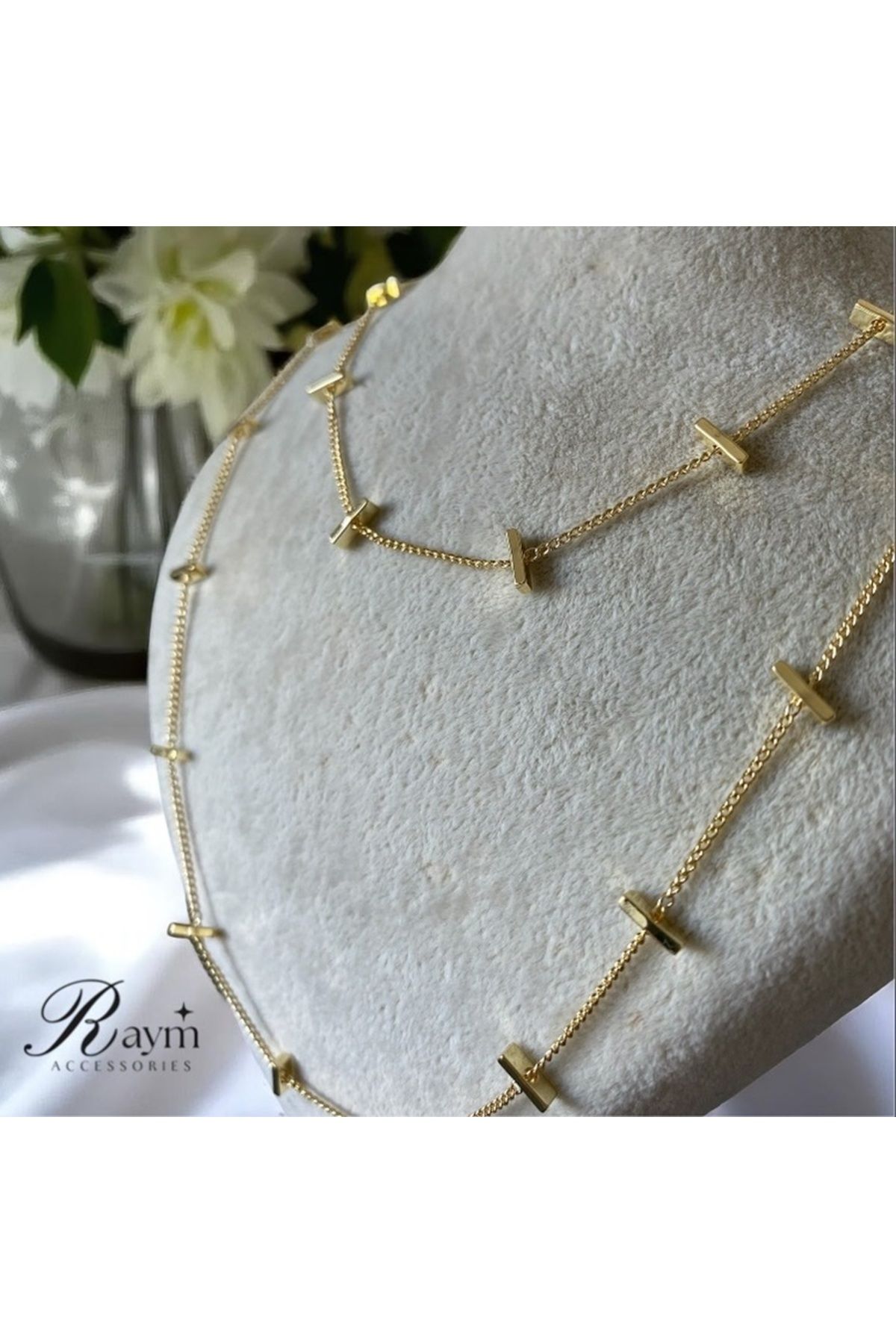 MODA ALTIN KAPLAMA FASHION KOLYE