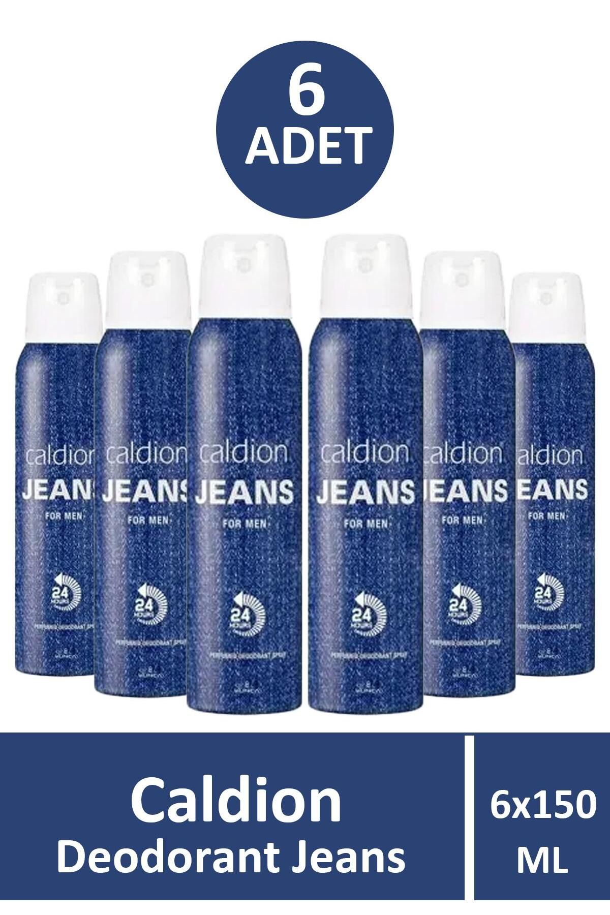 Caldion Jeans Deodorant Erkek 150 ml 6 Adet