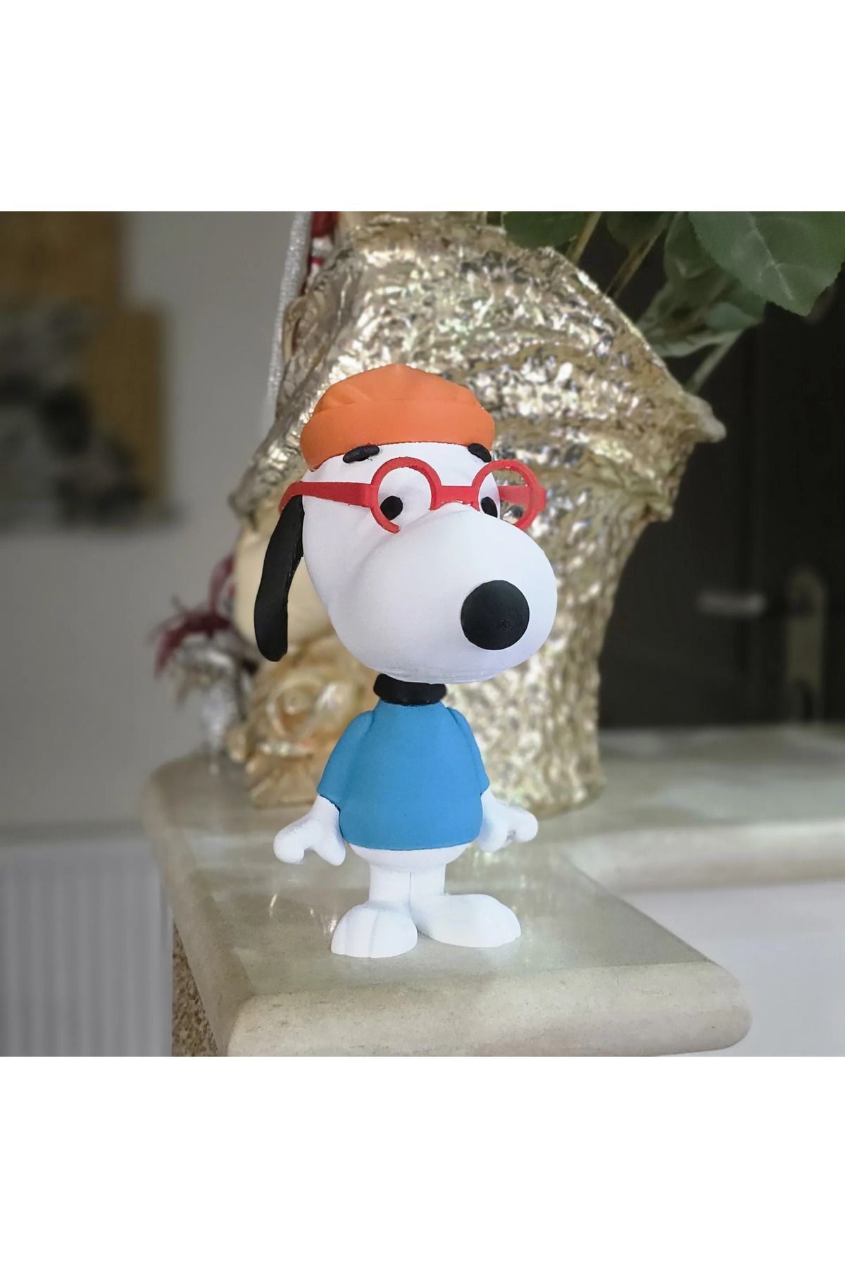 üç boyutlu haller Çalışkan Snoopy Figürü 25 cm