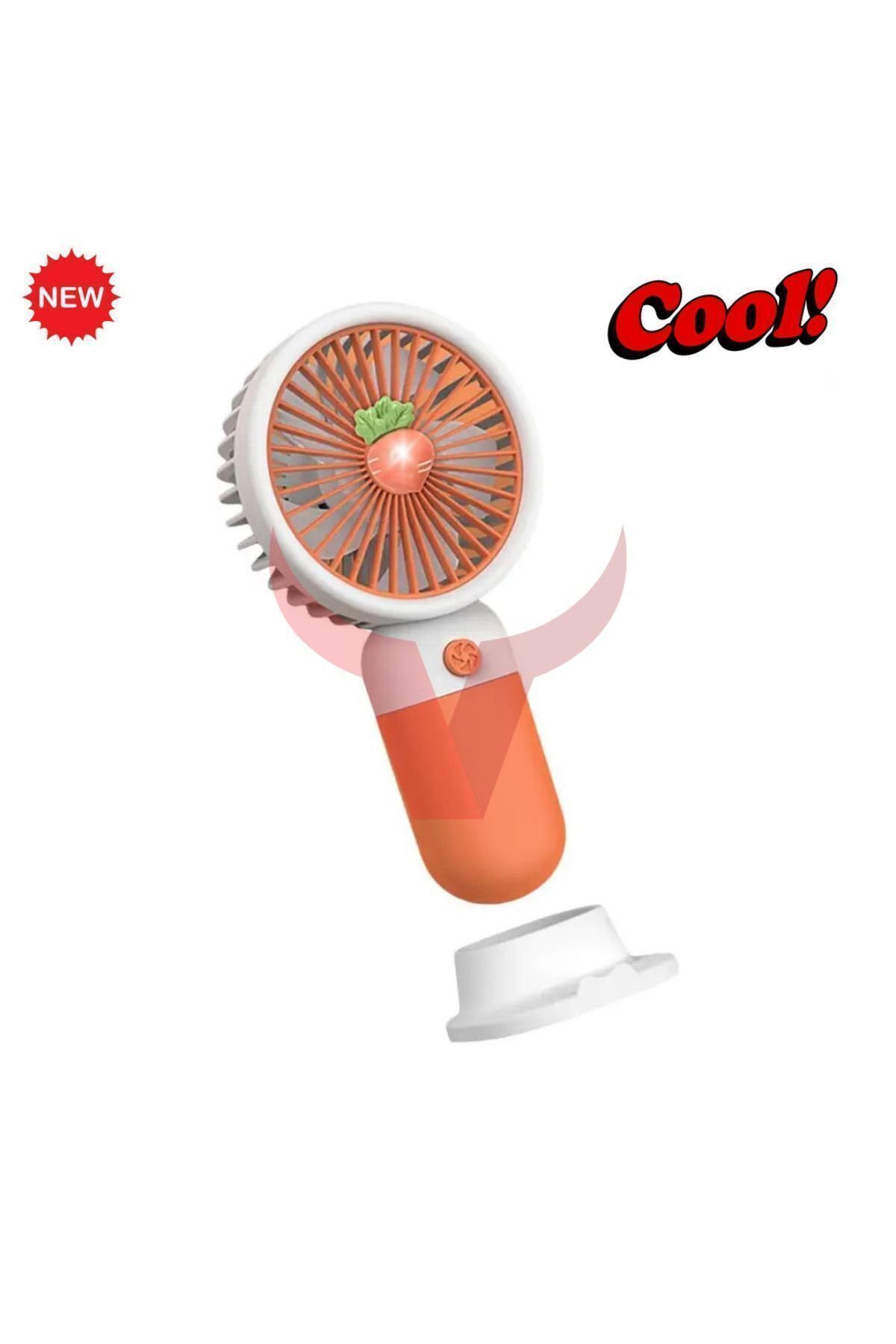 Kensa Şarjlı Masa Ve El Fan Taşınabilir Şarjlı Edilebilir Mini Fan