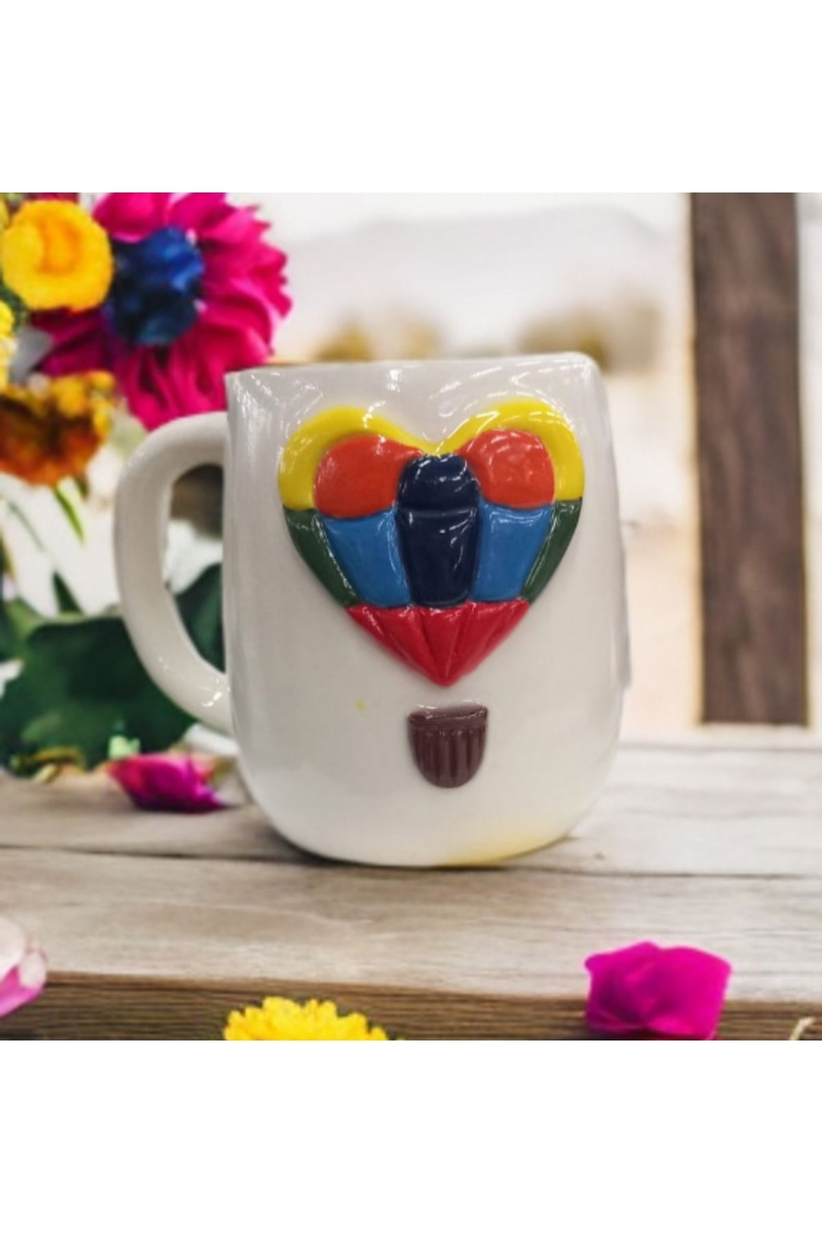 Handmade Uçan Balon Kupa