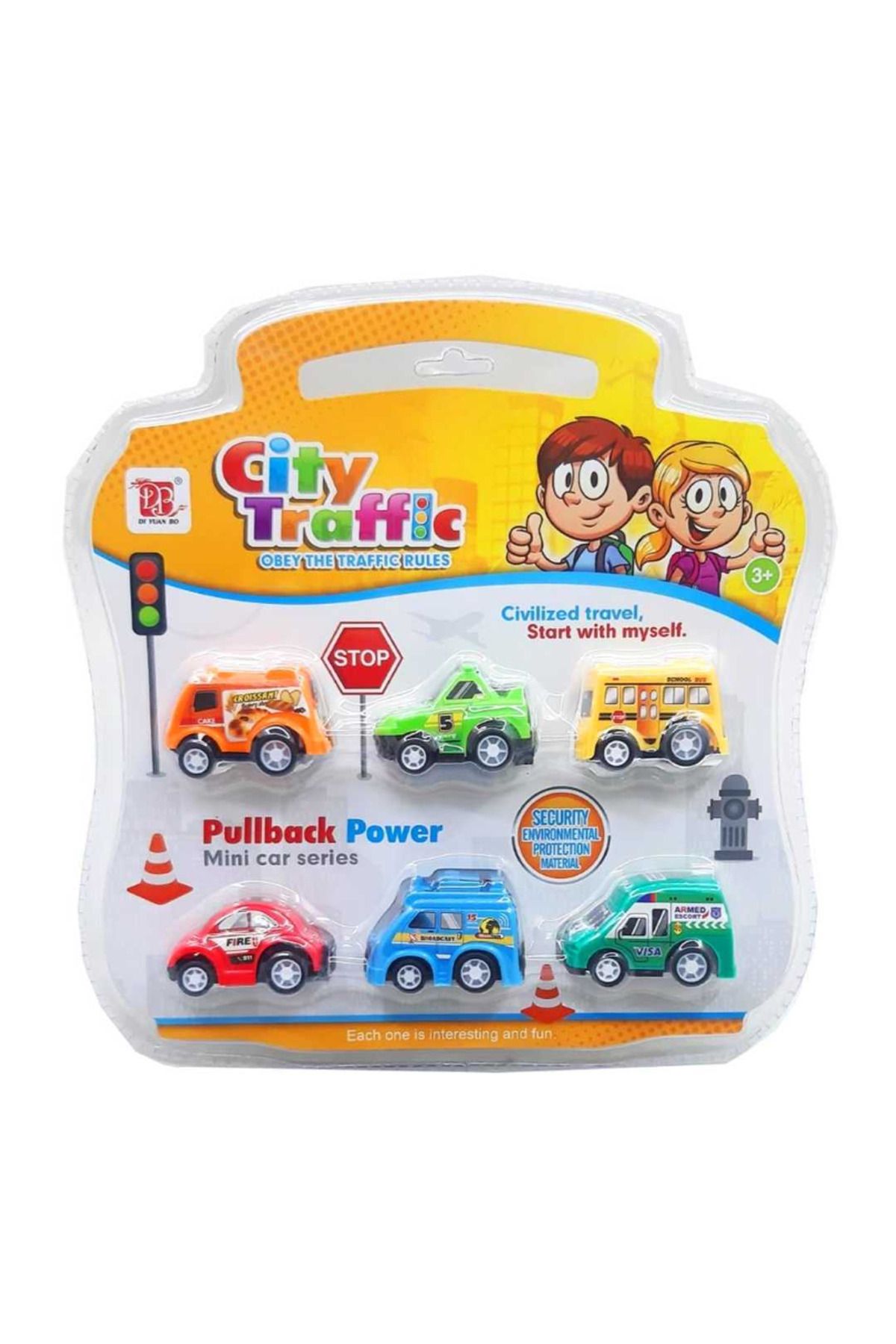 Art Tone BİRLİK ÇEKBIRAK ŞEHİR ARAÇLARI DYB168-316 CİTY TRAFFİC 6 ARAÇ 3+