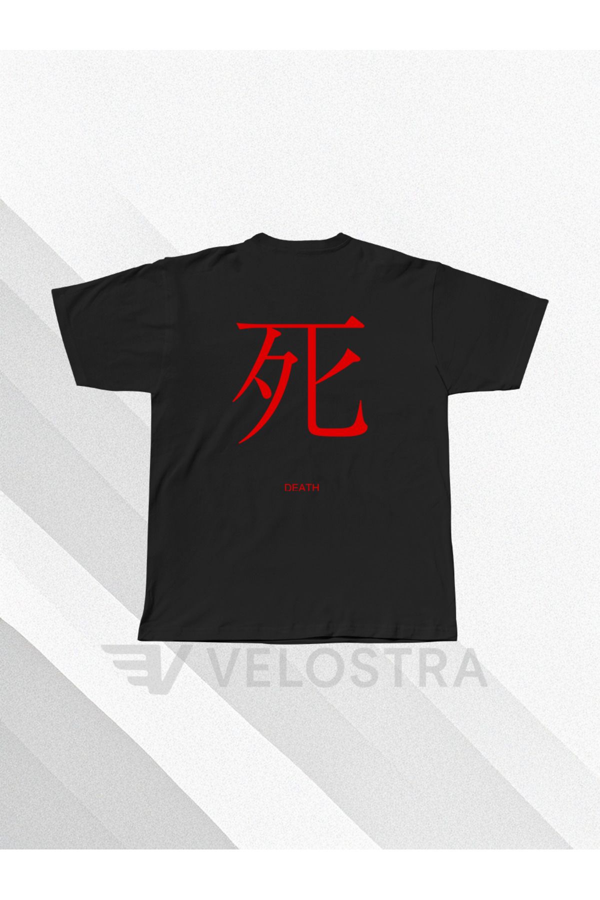 Velostra Unisex Japonca Baskılı Oversize T-shirt