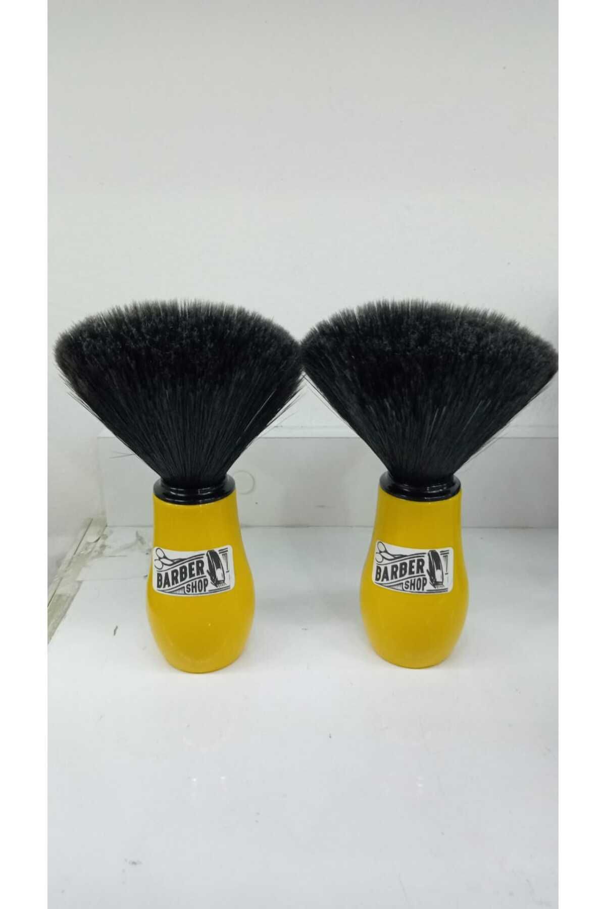 Barber BARBERSHOP BARBER BERBER ENSE FIRÇASI SARI 2 ADET