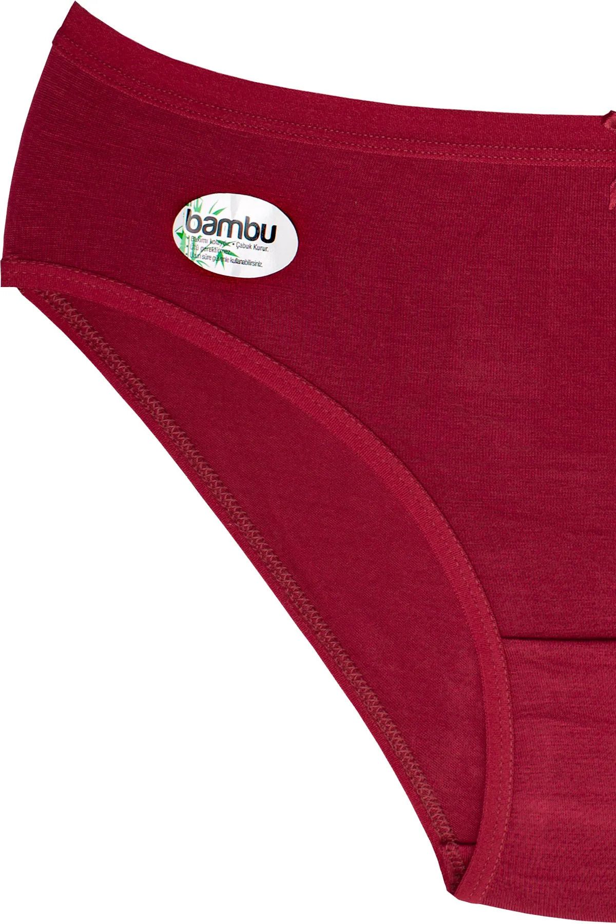 BUTİK1AVM-Women's Bamboo Panties 100% Bamboo Ultra Stretchy Soft Textured 2