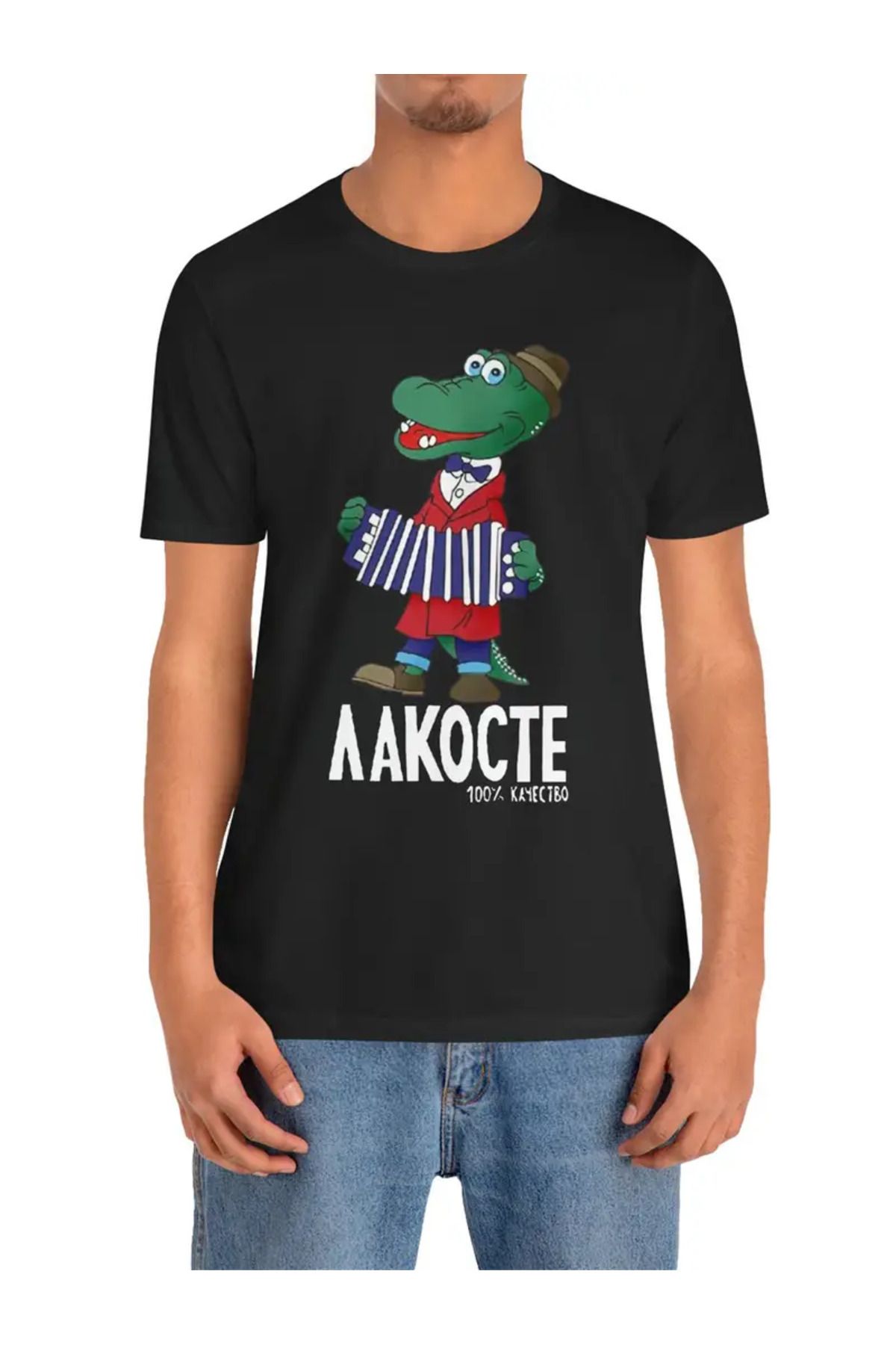 CLASİVA Unisex Aakocte Oversize Bisiklet Yaka T-shirt