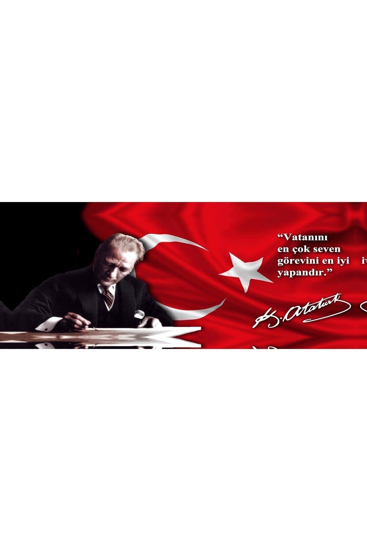 tablokanvas Mustafa Kemal Atatürk Panaromik Kanvas Tablo 60x90