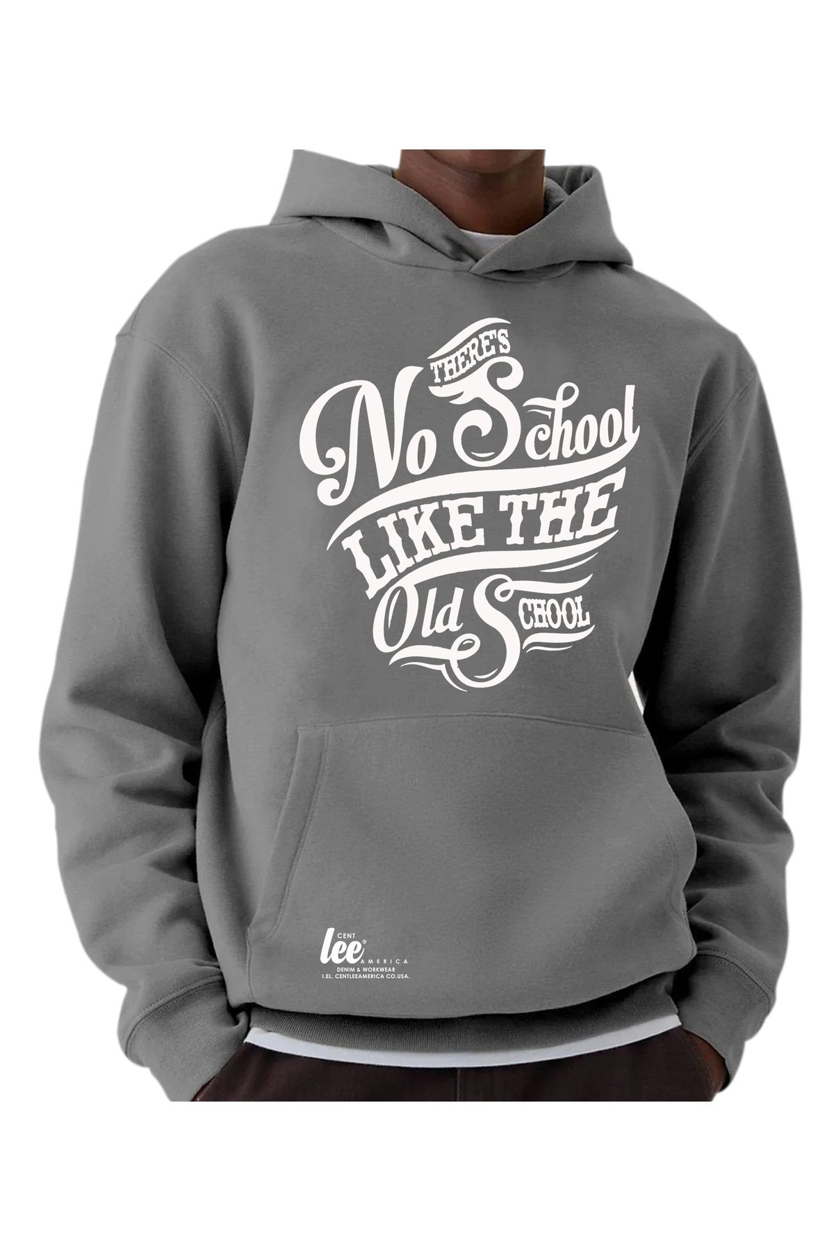 centlee america kapüşonlu sweatshirt erkek unisex spor oversize kalıp uzun kollu