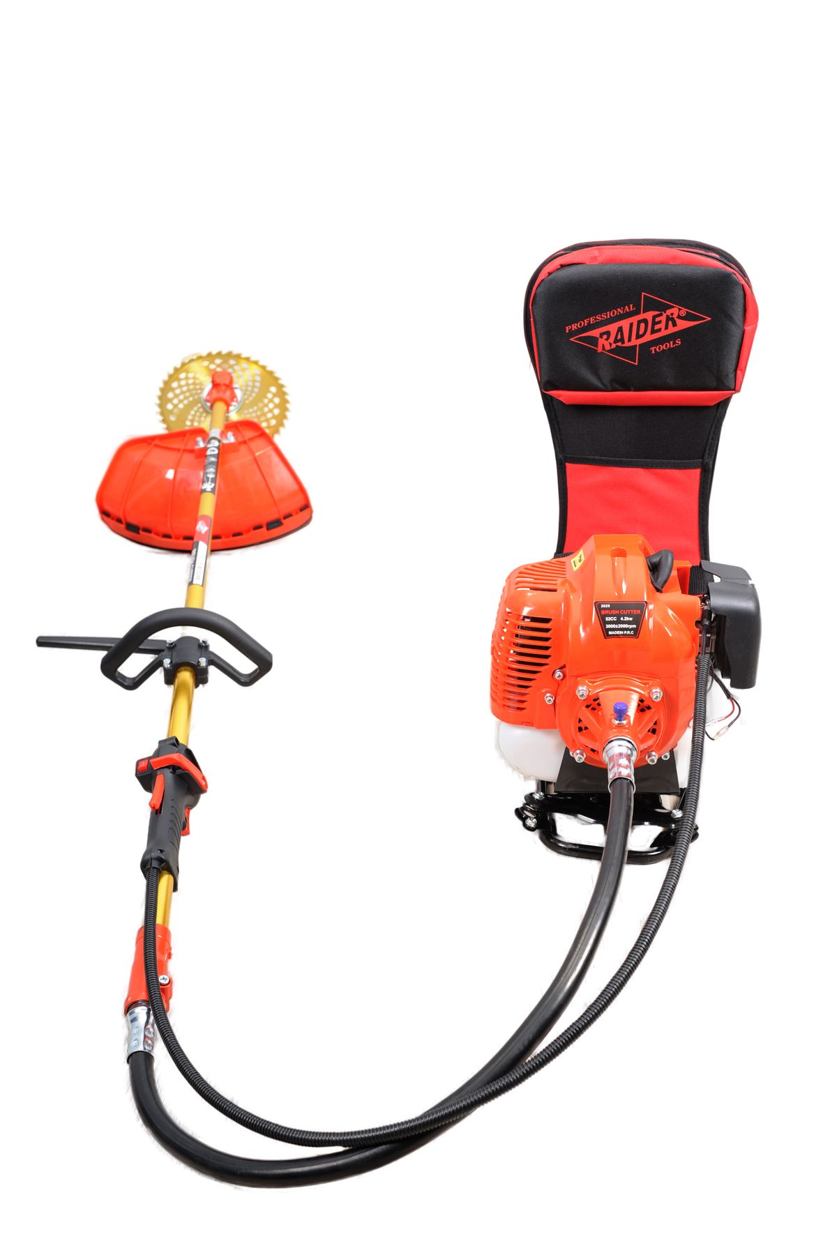 Raider Pro Alman Sırt Tırpan Çim Biçme Makinesi