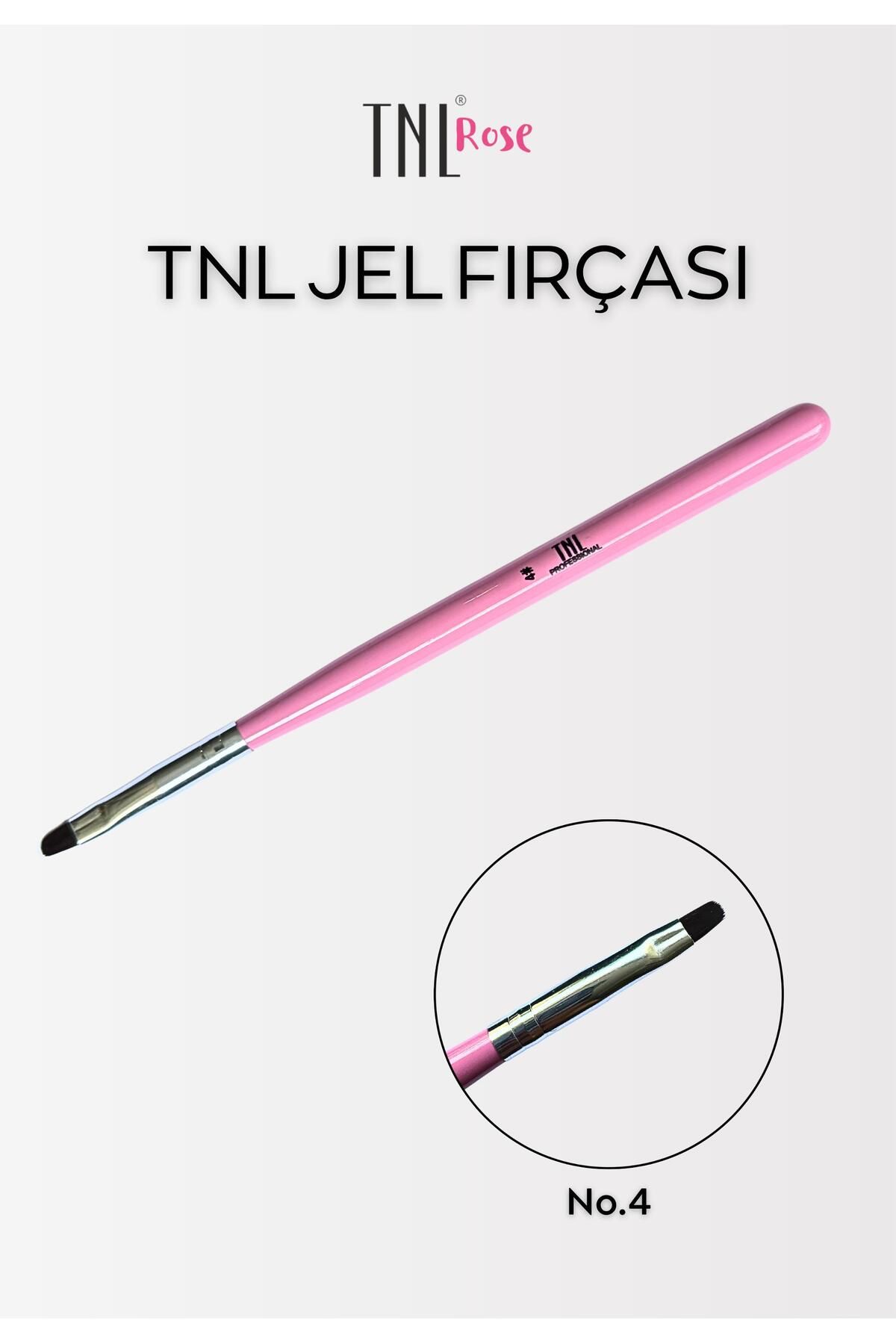 tnl professional TNL ROSE Tnl Professional Jel Fırçası No.4