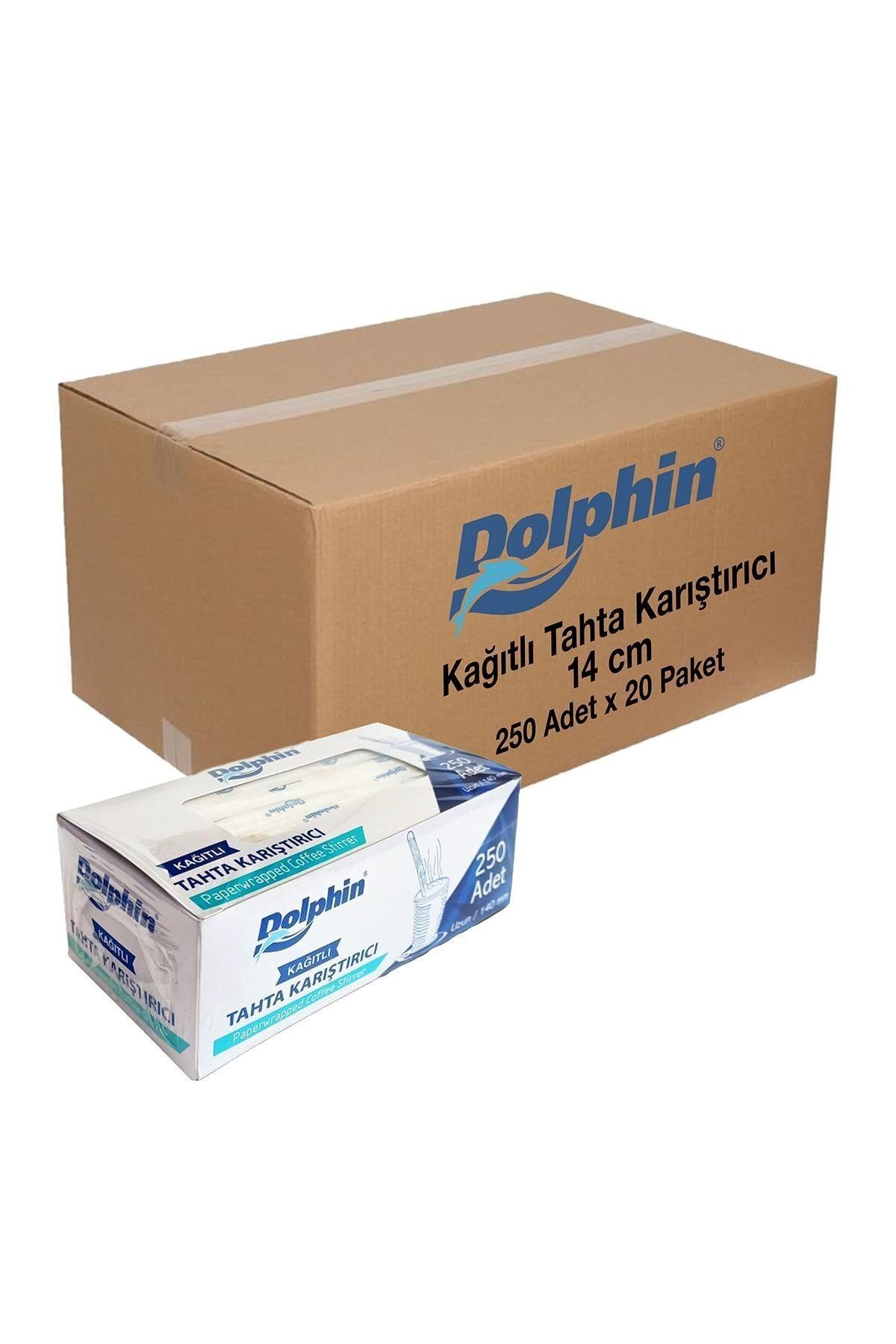 alsepeteavm Dolphin Kağıtlı Tahta Karıştırıcı 14cm 250 Adet X 20 Paket (KOLİ)
