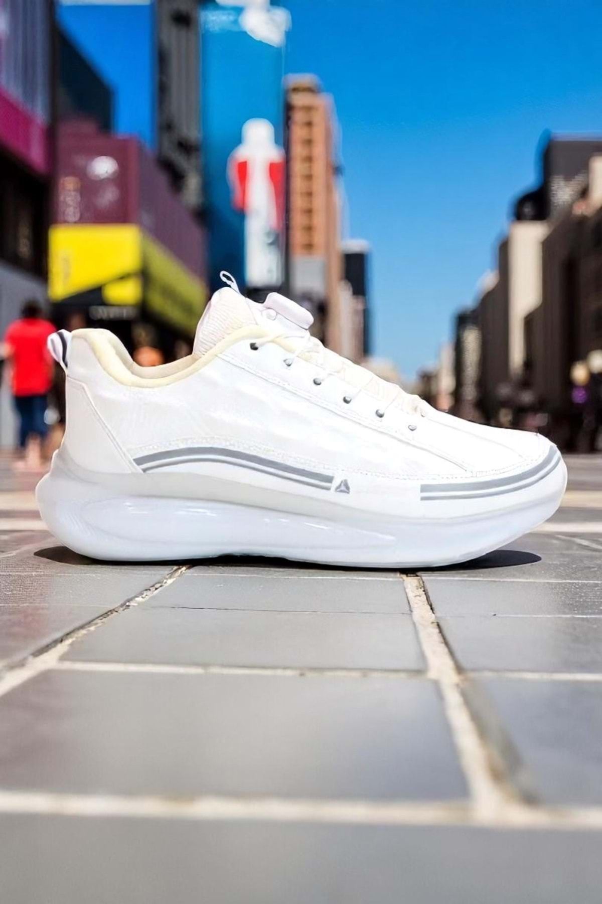 Konfores 2190-Jamper Anatomik Tabanlı Otomatik Bağcıklı Erkek Sneakers Ayakkabı