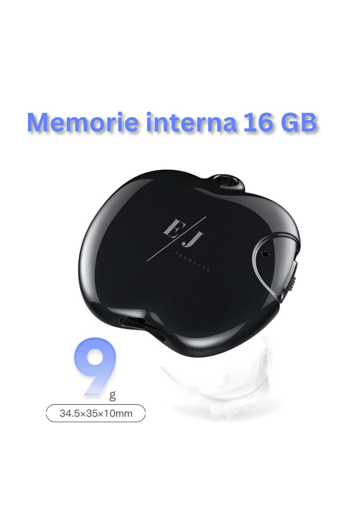 Spionescu-Mini keychain voice recorder, Q36, 16 GB, 20 hours of autonomy, 192 hours of recording storage 3