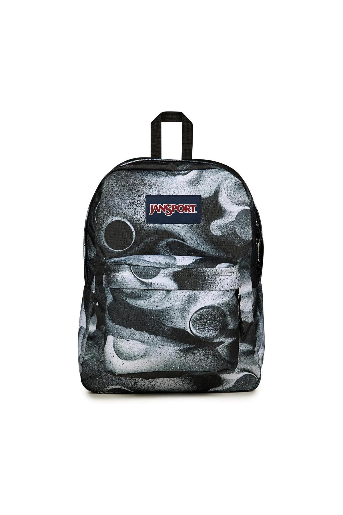 Jansport-Jansport Printed Backpack with Adjustable Straps and Zip Closure - 14x32x42 cms 1