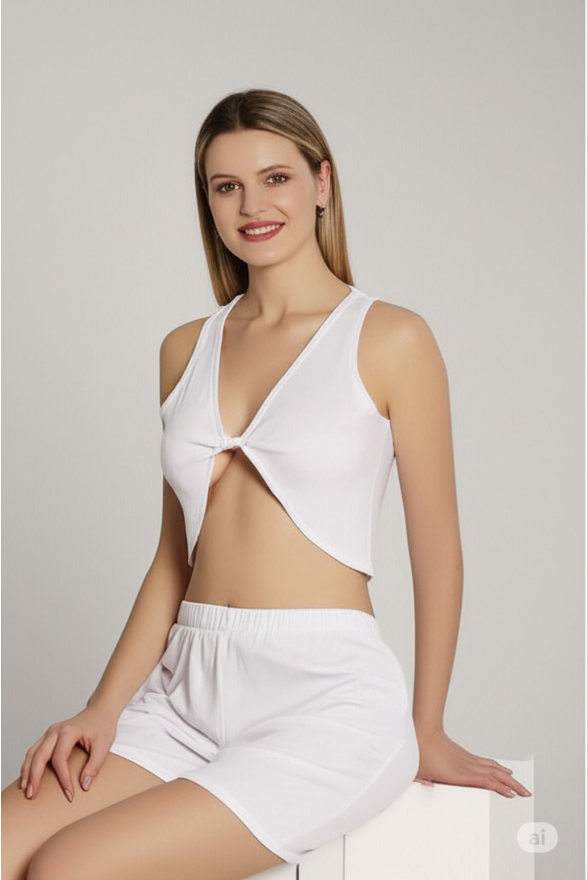 CİCİ GİYİM Şortlu Pijama Takımı // Şortlu Takım // Yazlık Pijama Takımı