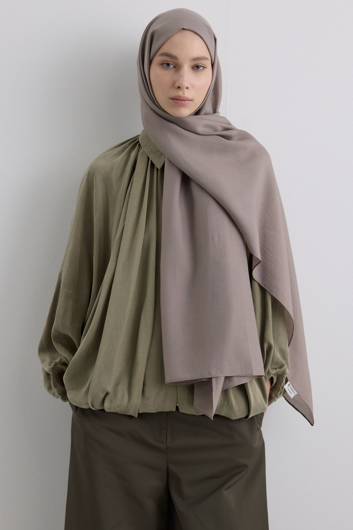 FENZA SCARF Paris İpeği Şal - Tohum