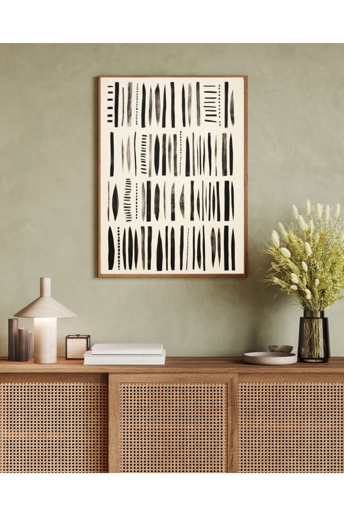 woodhomeworks tek parça salon ofis dekor tablo