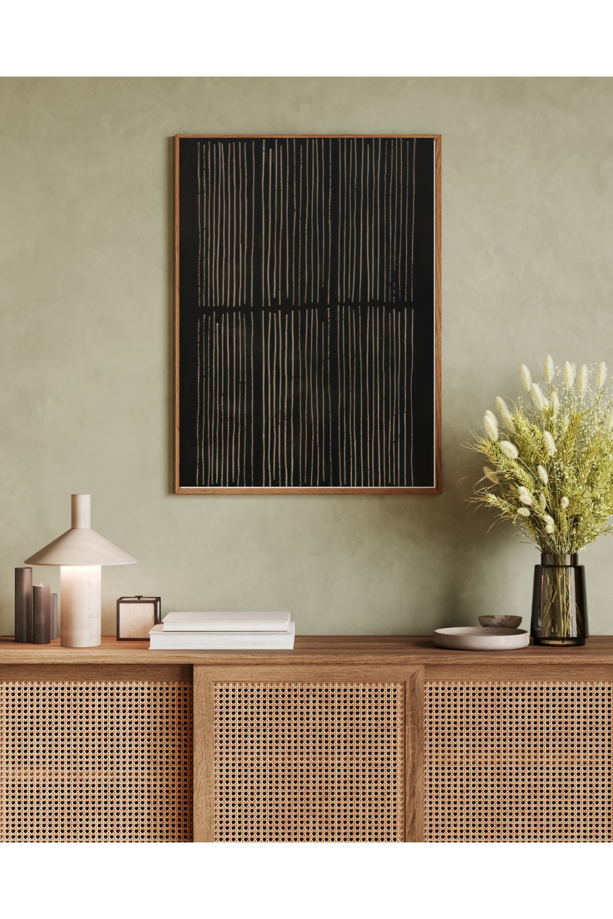 woodhomeworks tek parça salon ofis dekor tablo