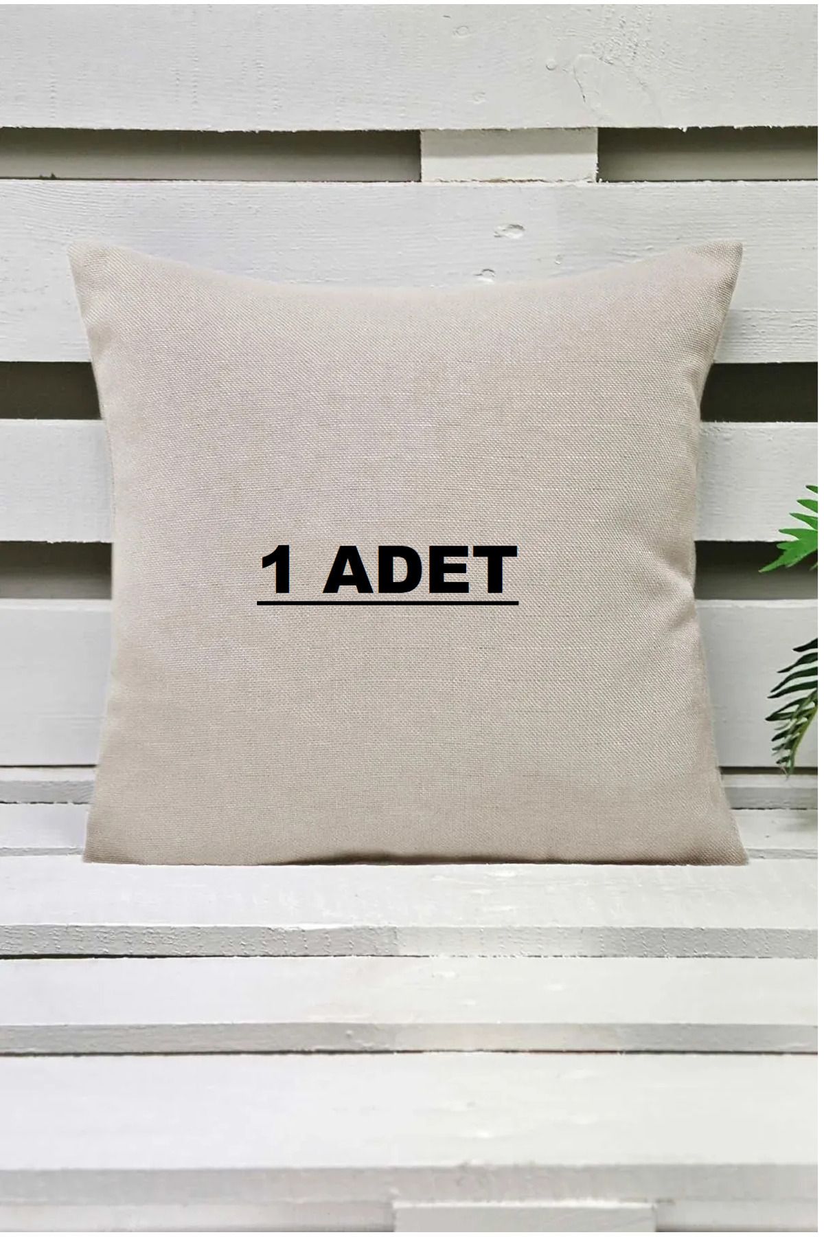 Belomia Home Collection Kırlent Kılıfı Krem 40x40 Cm 1 Adet