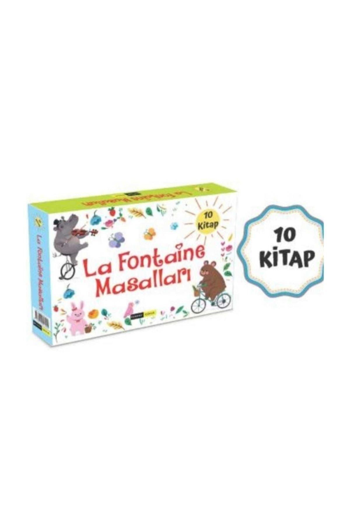GENDAŞ ÇOCUK 2.sınıf Hikaye Seti La Fontaine Masalları Dik Yazı Kutulu 10 Kitap