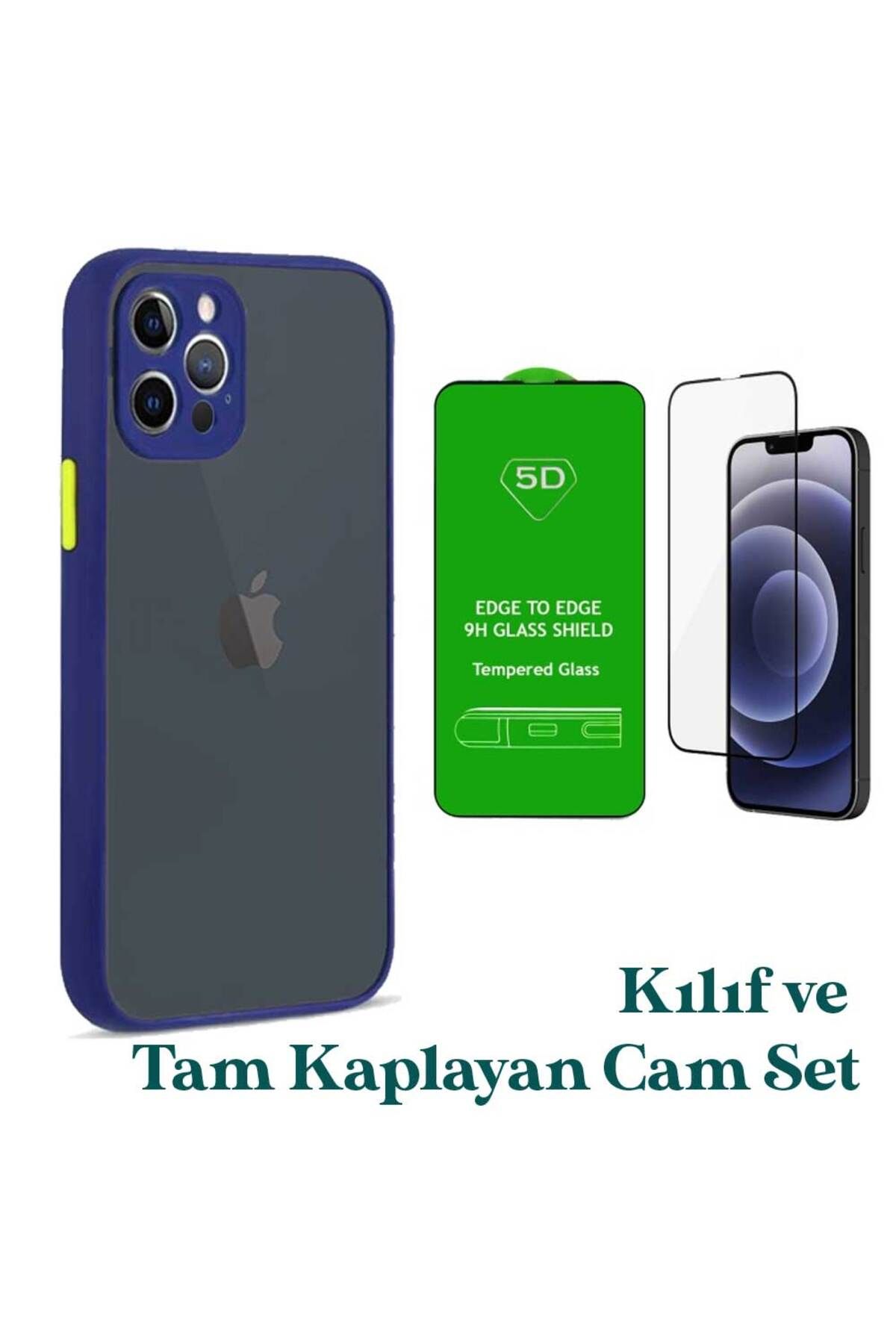 Smart Tech Apple iPhone 11 Pro Uyumlu Montreal Kılıf Ve Tam Kaplayan Cam Set