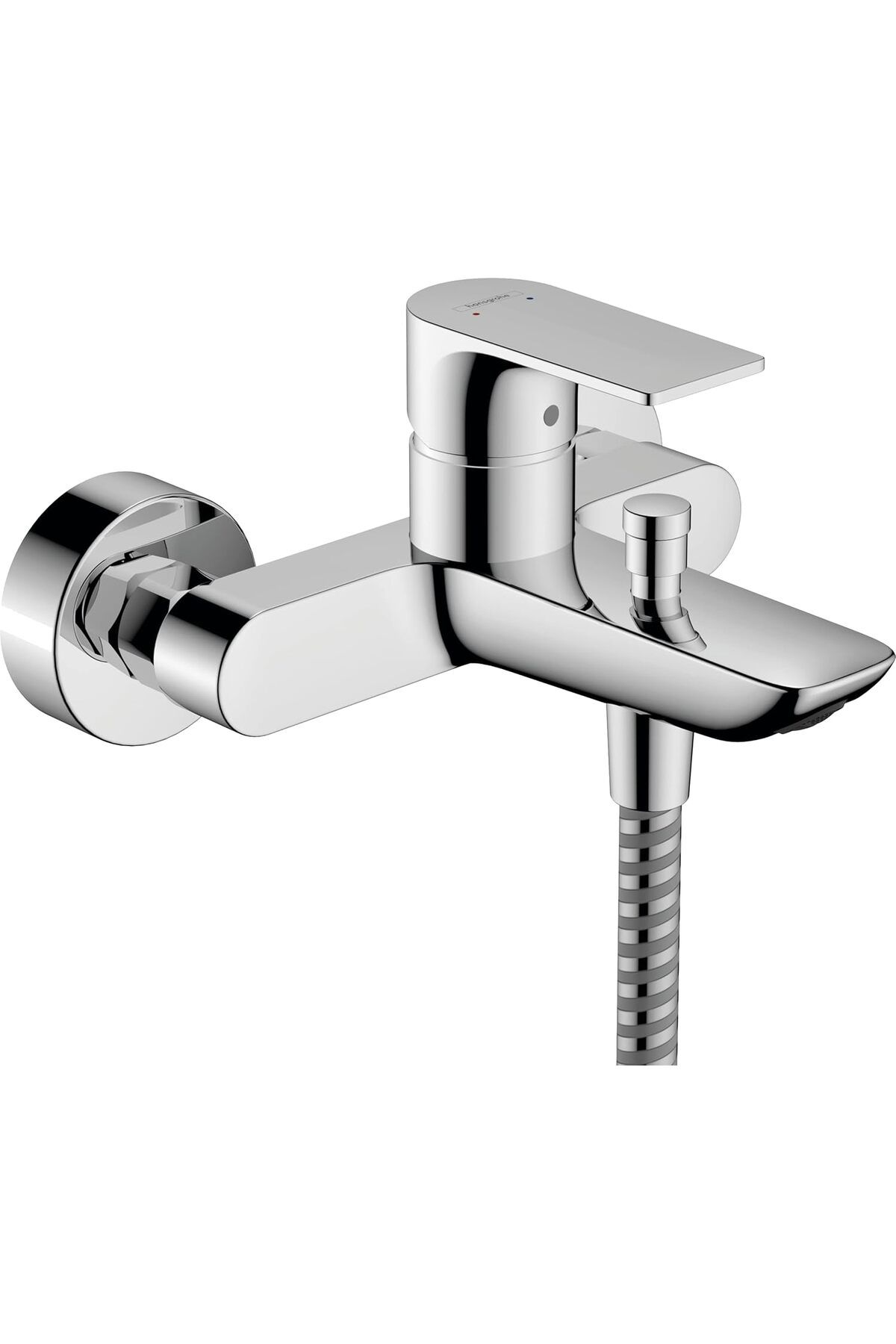 MCreative Rebris E küvet armatürü, sıva üstü banyo armatürü, 2 fonksiyon için, krom