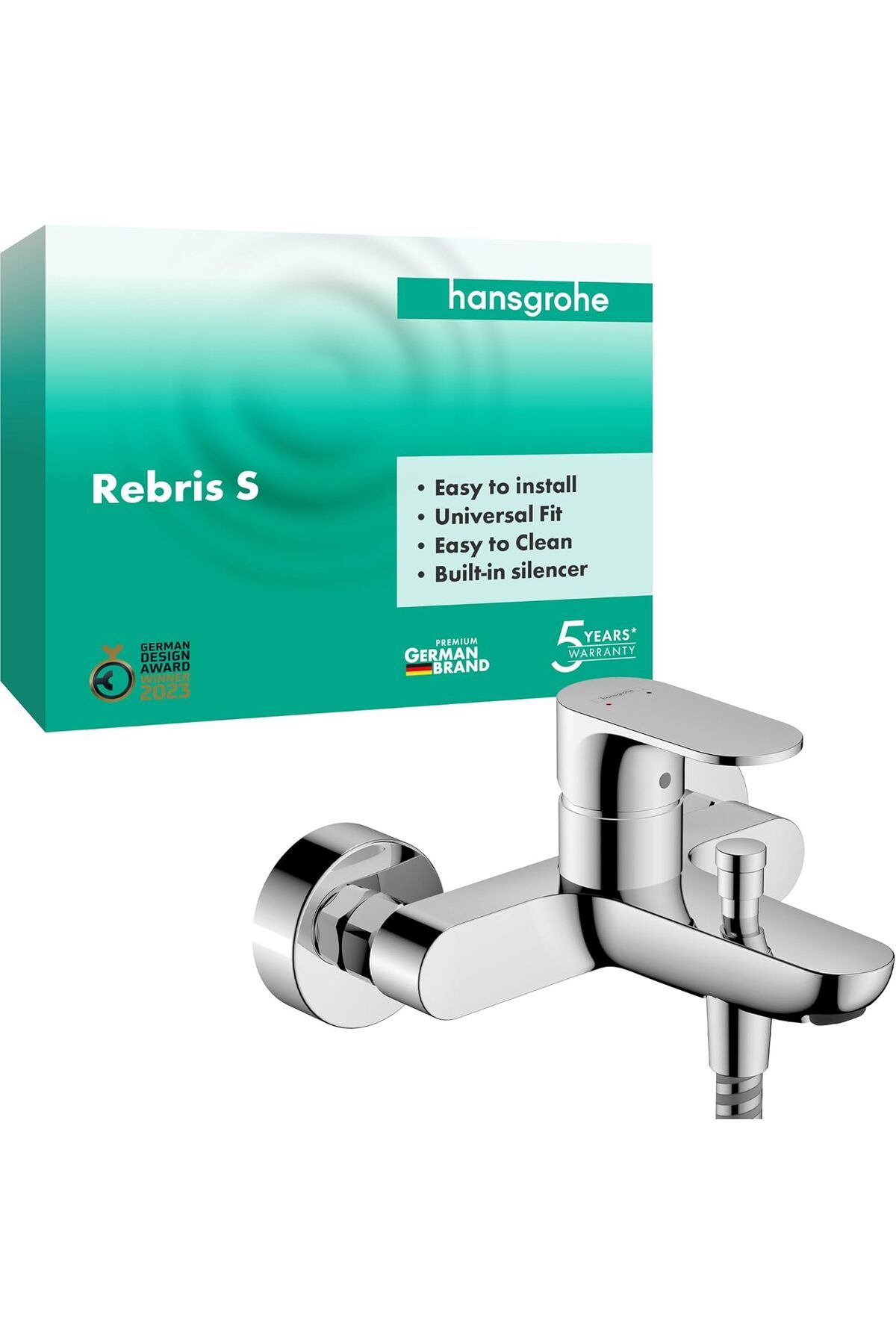 MCreative Rebris S, sıva üstü banyo armatürü, 2 fonksiyon için, krom