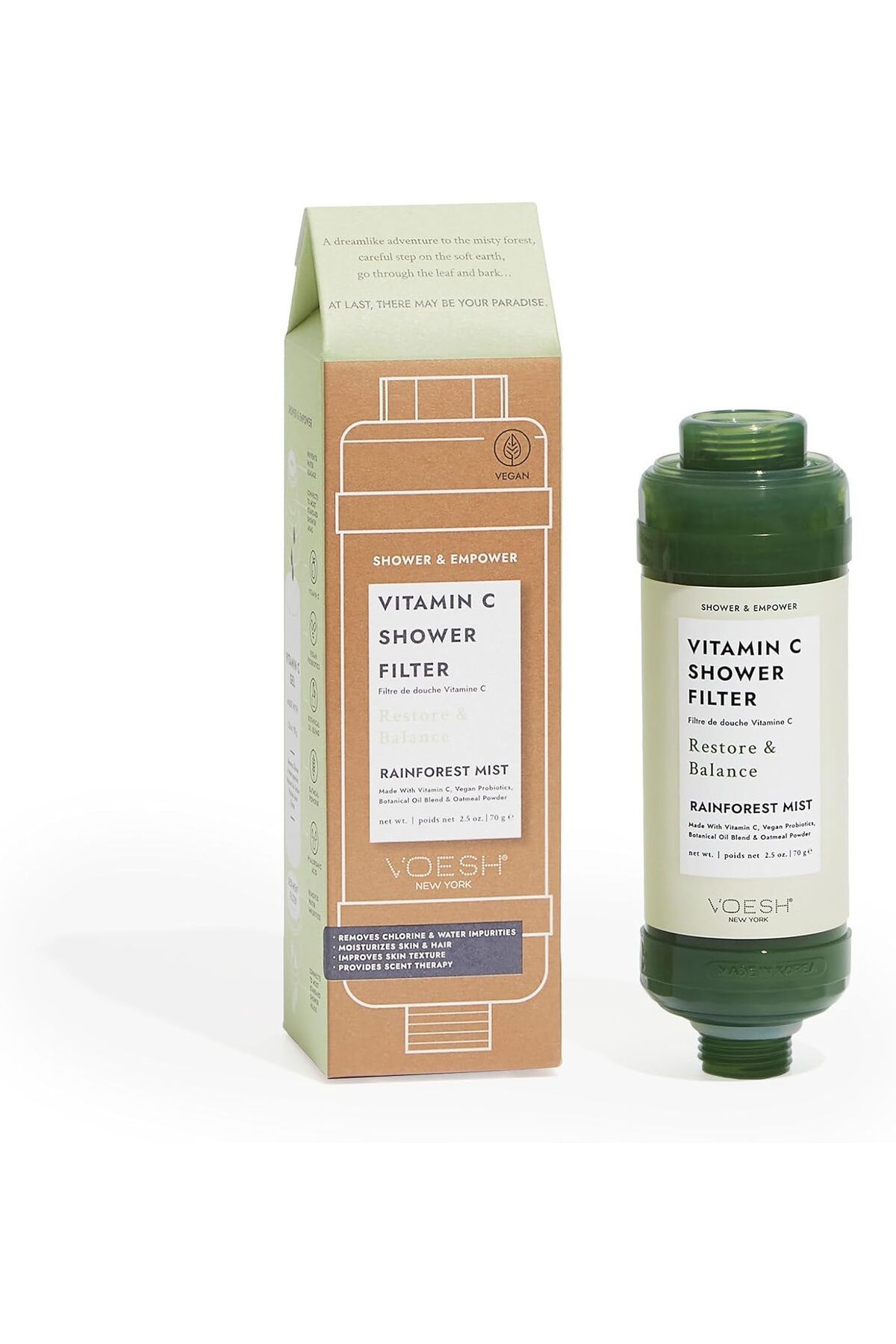 MCreative Shower & Empower Duş Filtresi Yağmur Ormani & Vitamin C 70 Gr