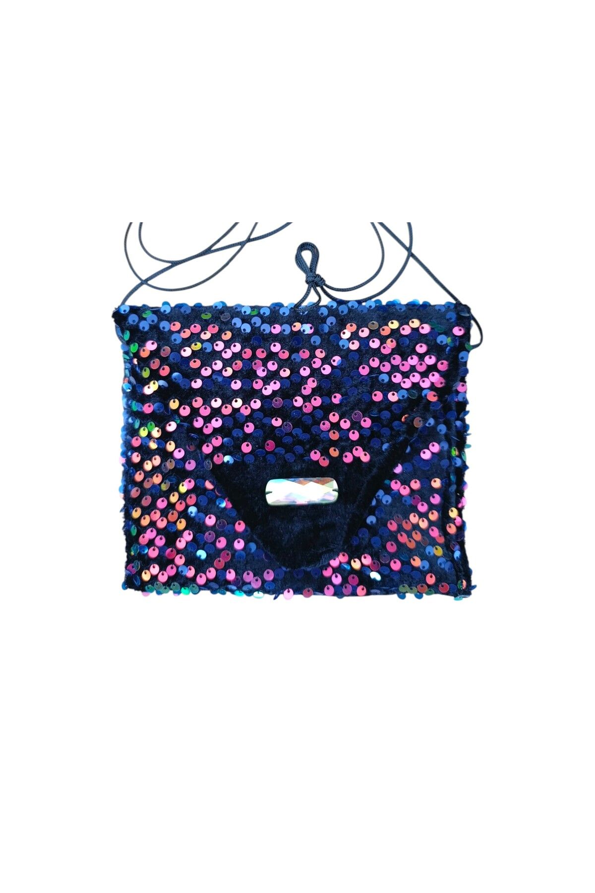 SADECE SEN DE PAYETLİ ASKILI MİNİ ZARF ÇANTA/CLUTCH ÇANTA/PORTFÖY/GECE ÇANTASI/EL ÇANTASI