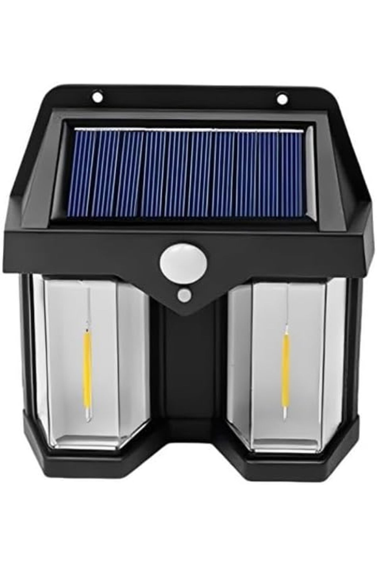 STOREMAX srhtDS 618-2 Rustik Ampul İkili Solar Duvar Aplik Güneş Enerjili Hareket Sensörlü Sersa Desing