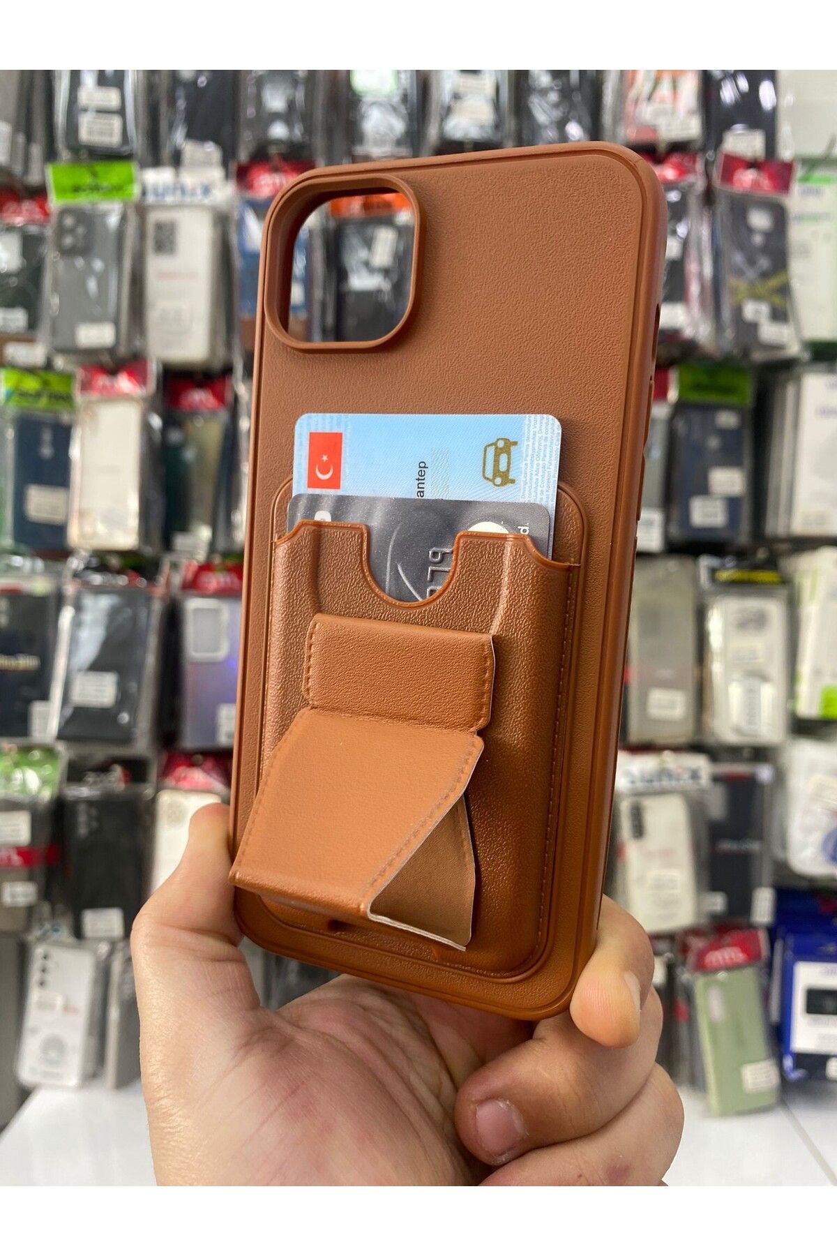 Soffany İPHONE 11 STAND DERİ KART KILIF