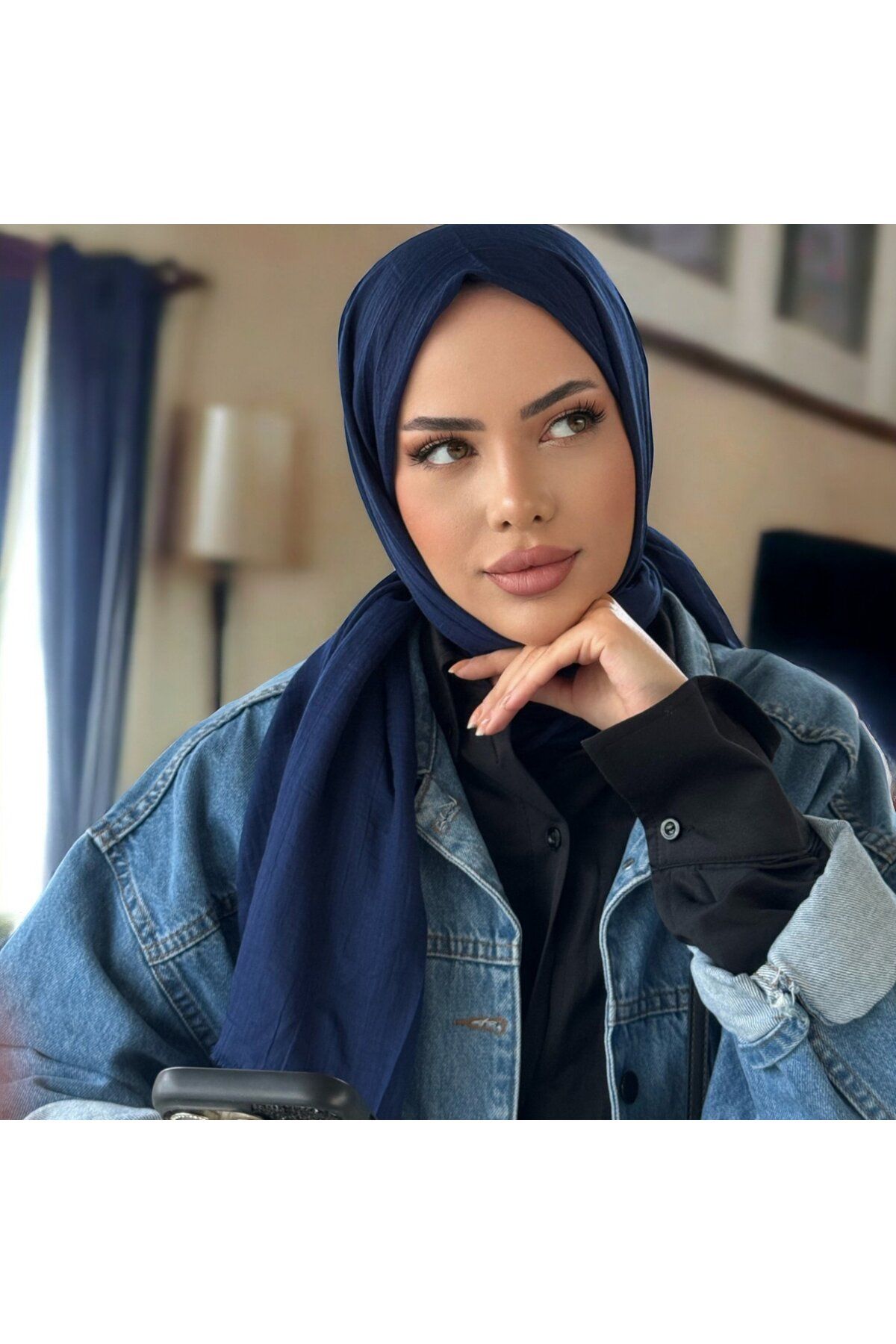 Arwella Dünya'nın En Rahat Dubai Şalı - Lacivert