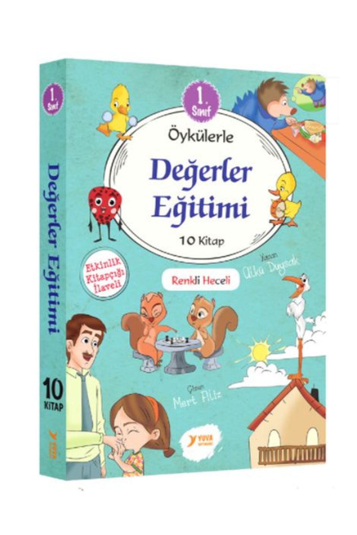 Yuva Yayınları Öykülerle Değerler Eğitimi 1. Sınıflar İçin 10 Kitap Set