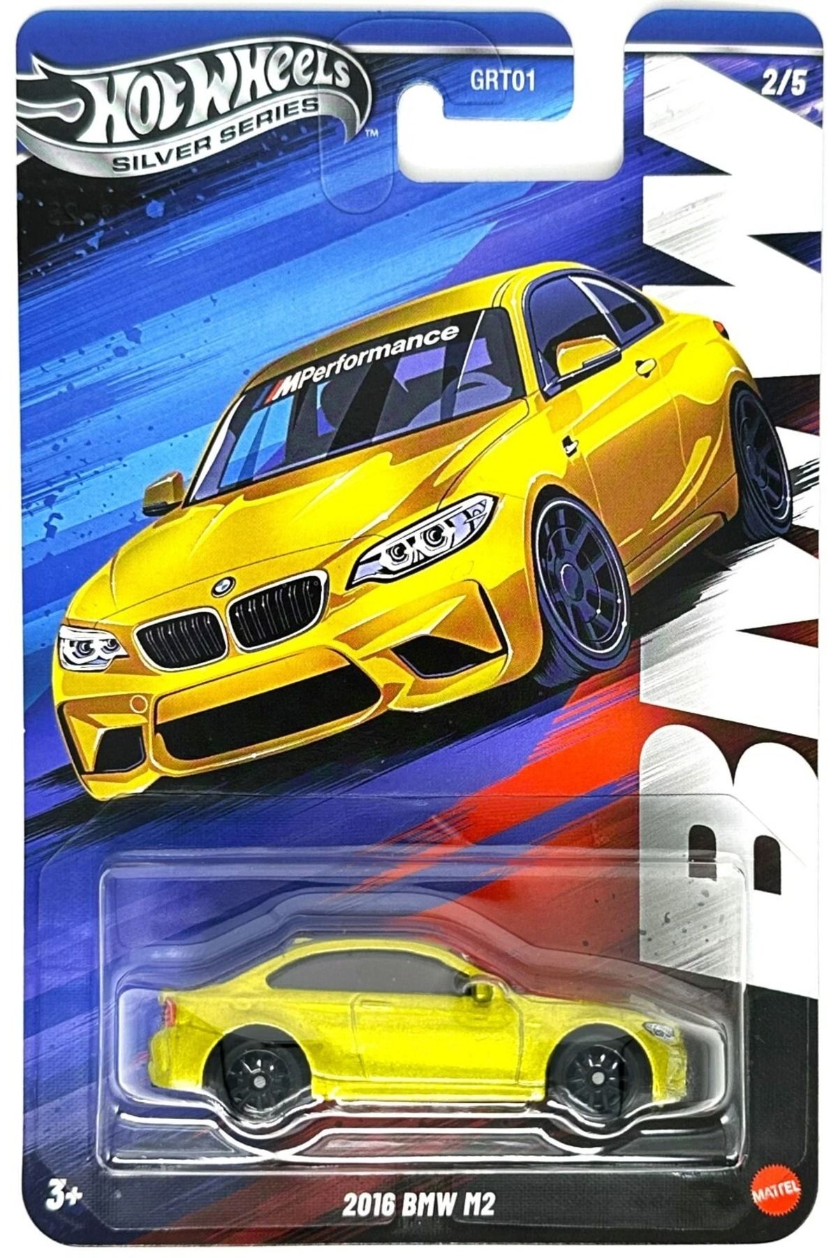 HOT WHEELS 2016 BMW M2 Silver Series Uzun Kart Model Araba