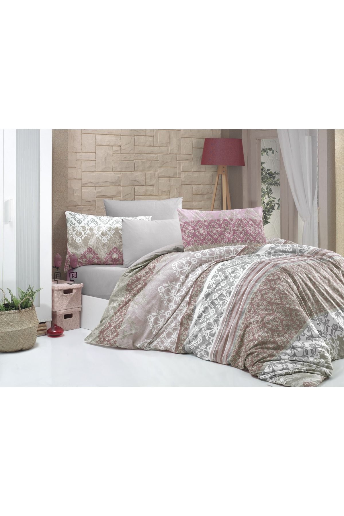 SELONYA nevresim takımı çift kişilik %100 cotton
