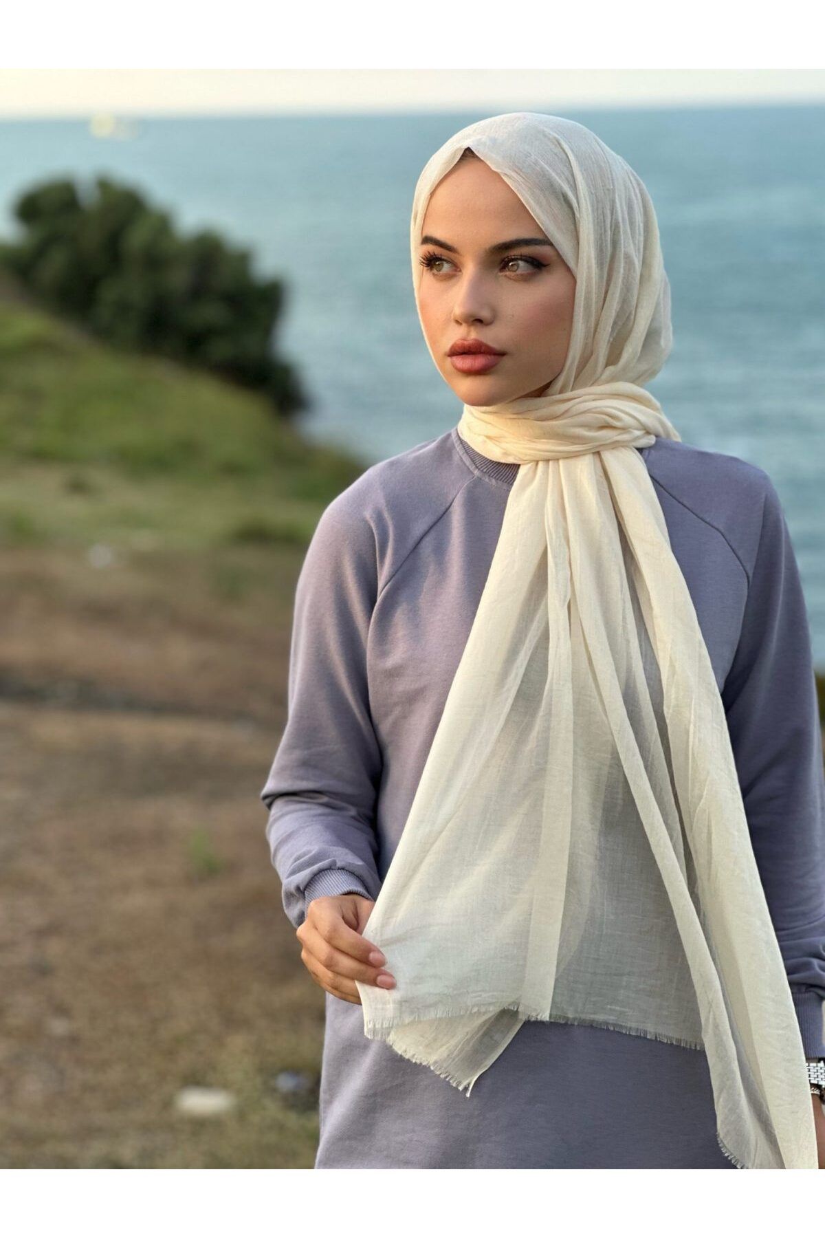 Arwella Dünya'nın En Rahat Dubai Şalı - Krem