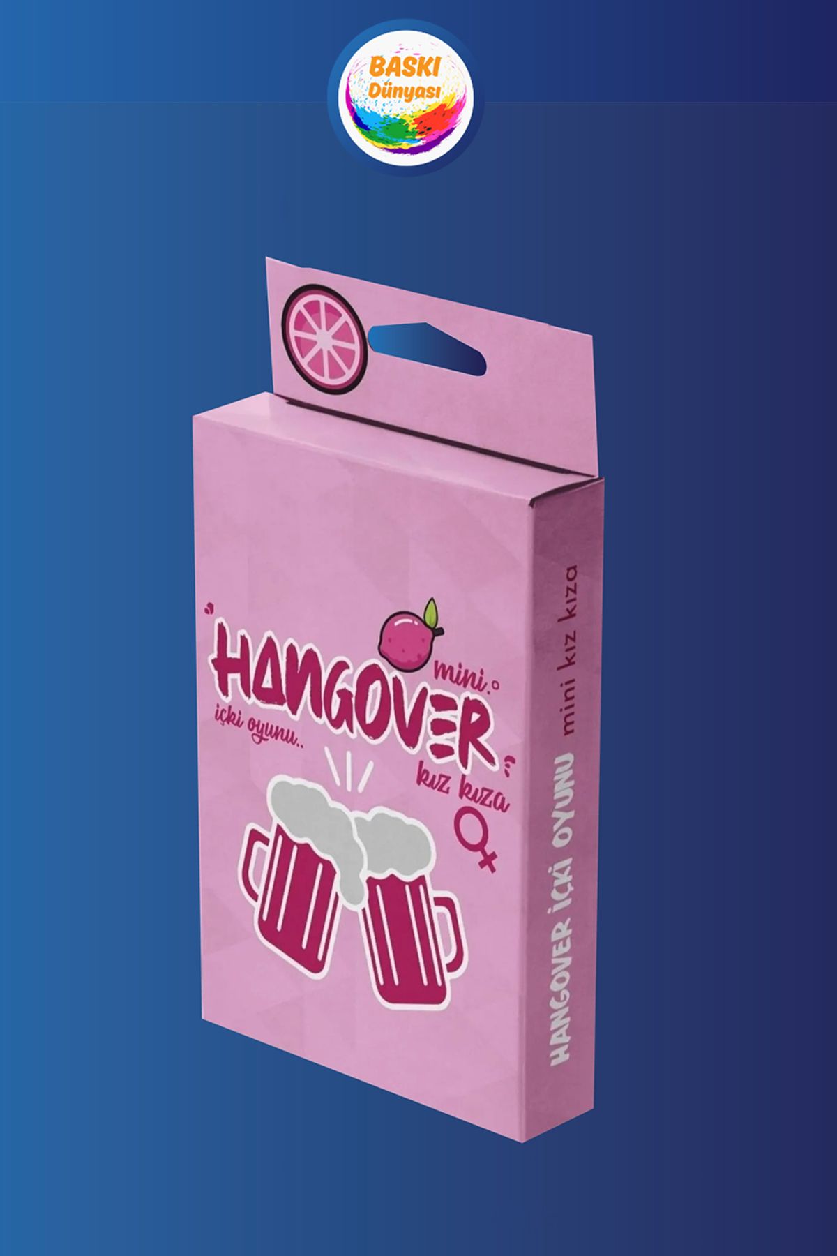 BASKI DÜNYASI HANGOVER KIZ KIZA MİNİ +18 İÇKİ OYUNU