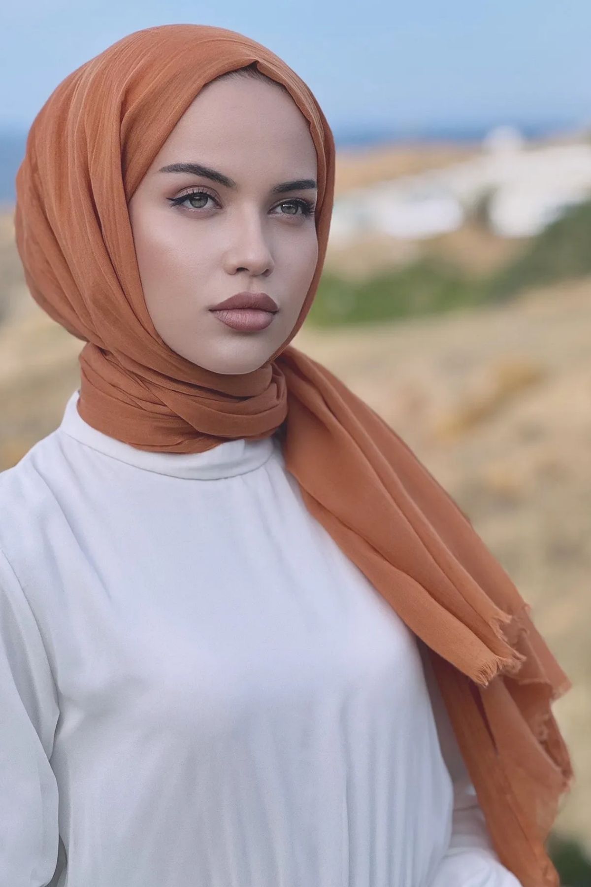 Arwella Dünya'nın En Rahat Dubai Şalı - Soft Turuncu