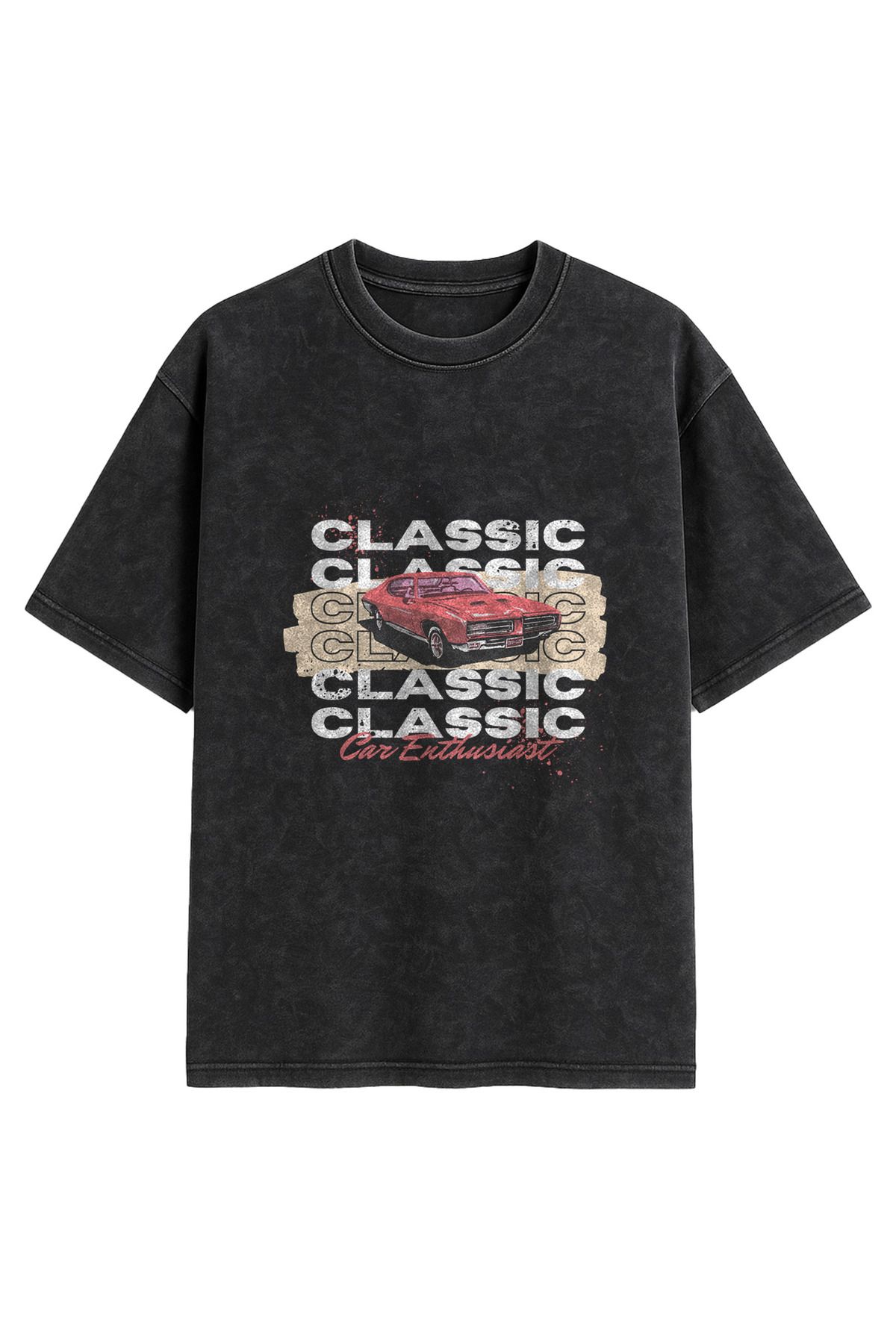 Vigor Wear Baskılı Oversize UNİSEX T-shirt