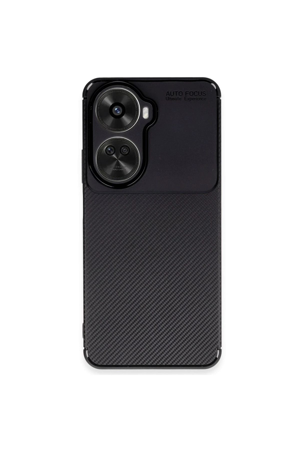 Toptan Bulurum Huawei Nova 12 SE Kılıf Auto Focus Karbon Kapak - Siyah