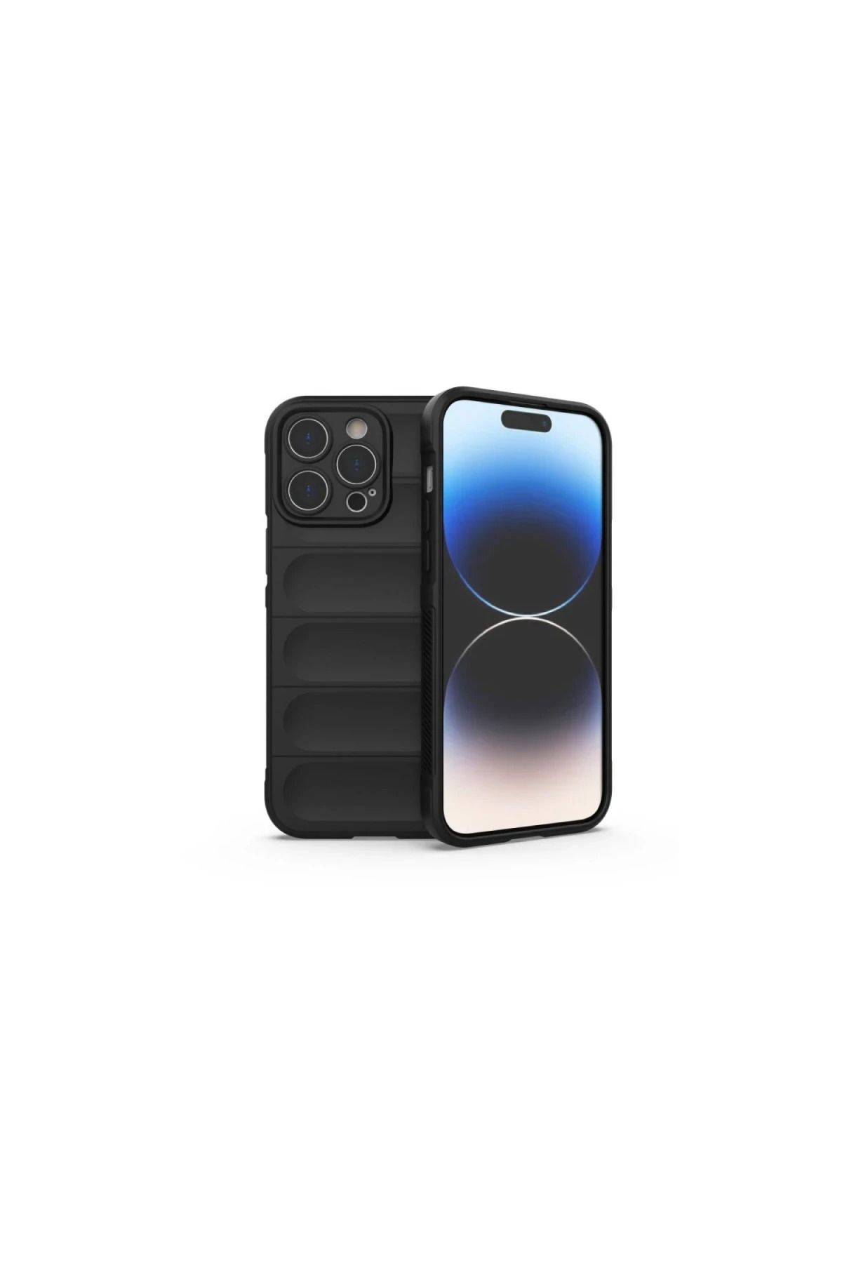 Toptan Bulurum iPhone 16 Pro Kılıf Optimum Silikon - Siyah