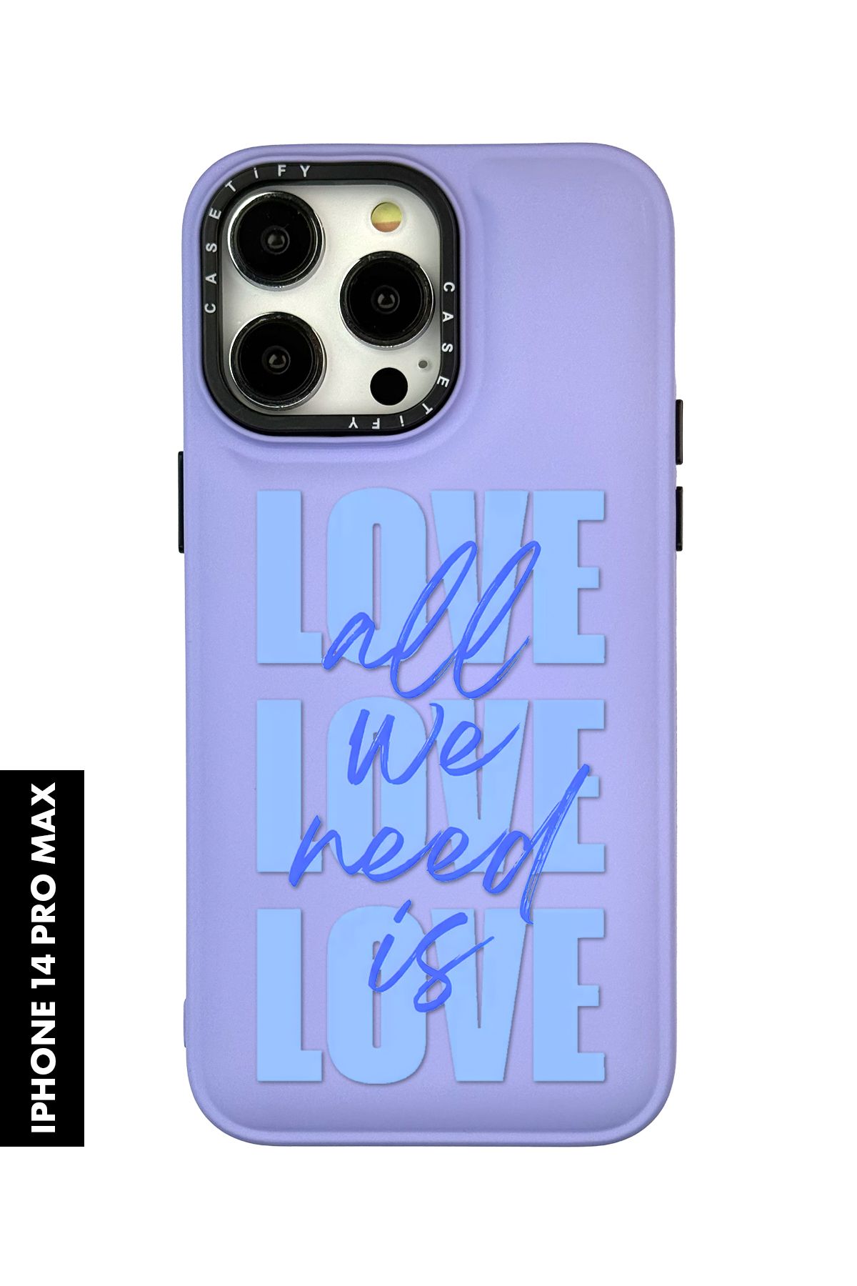 mooodcase iPhone 14 Pro Max Uyumlu Need is Love Desenli Silikonlu Pillow Kılıf