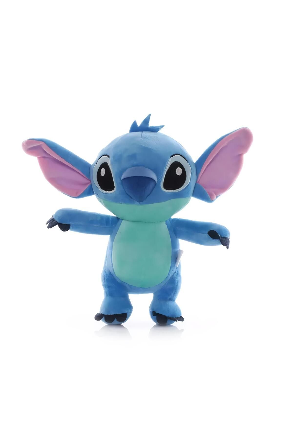 e-life shop Kumaş XL Büyük Boy 55 cm. Lilo & Stitch Stiç Anime Figür Peluş Oyuncak Uyku Oyun Arkadaşı Mavi