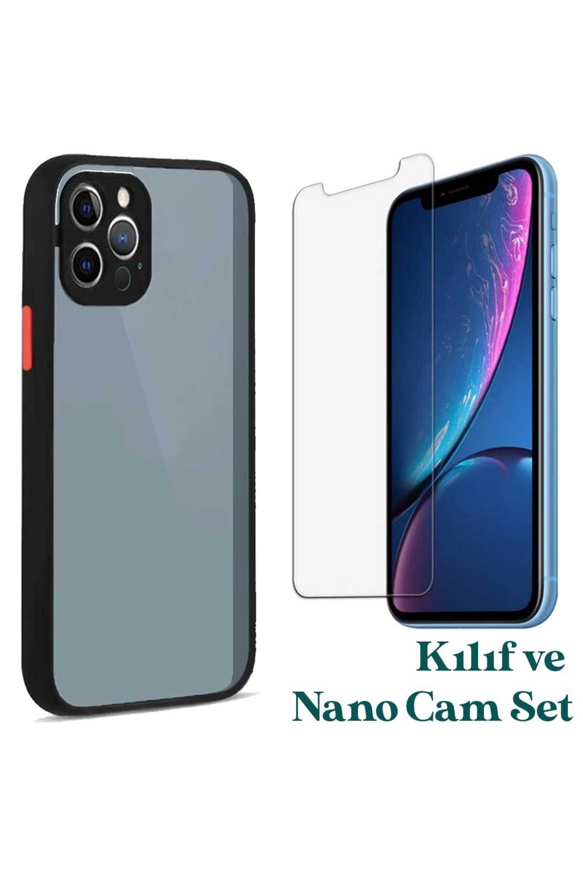 Smart Tech Apple iPhone 11 Pro Max Uyumlu Montreal Kılıf Ve Nano Cam Ekran Koruyucu Set